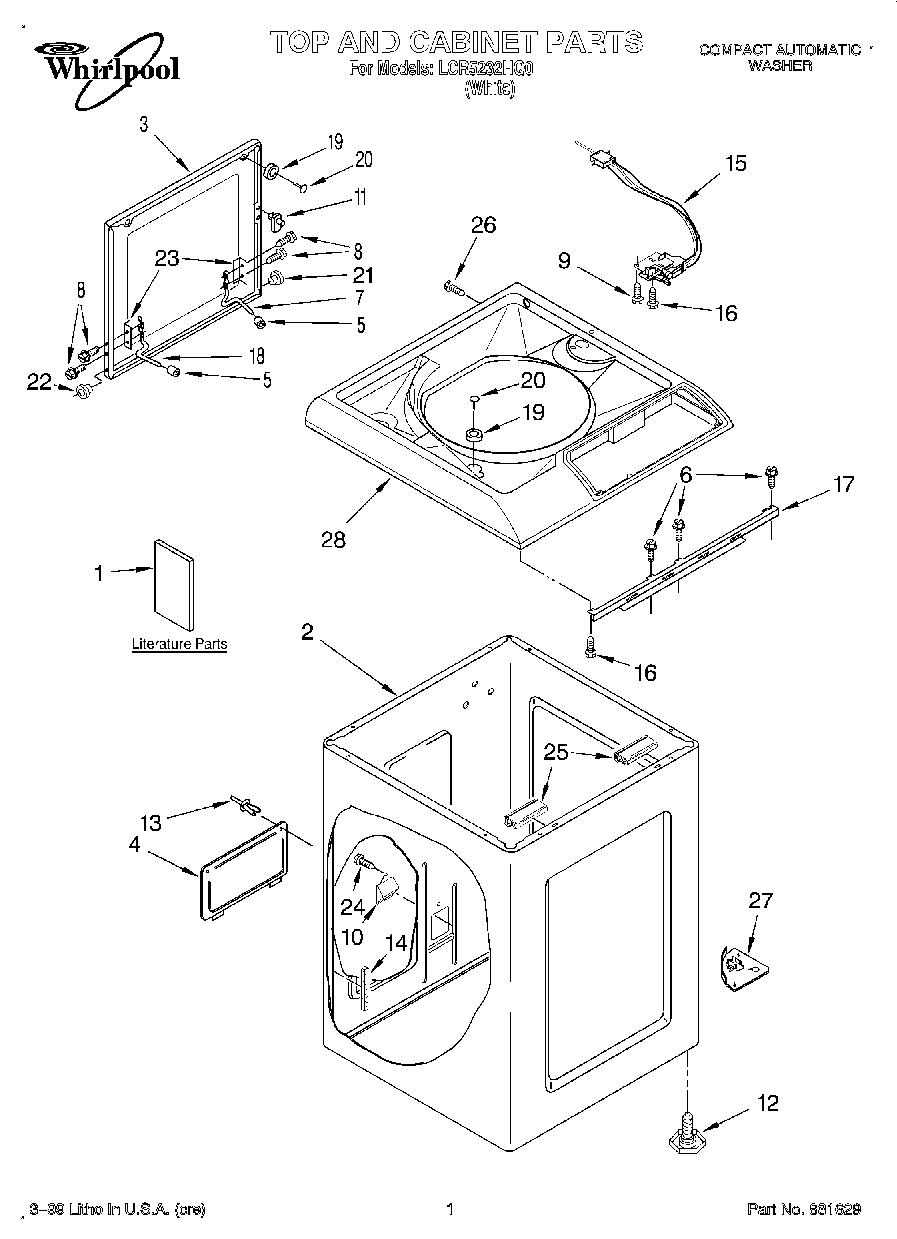 01 - TOP AND CABINET, LITERATURE