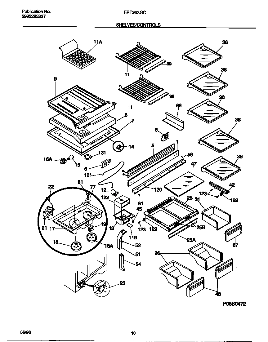 04 - SHELVES/CONTROLS
