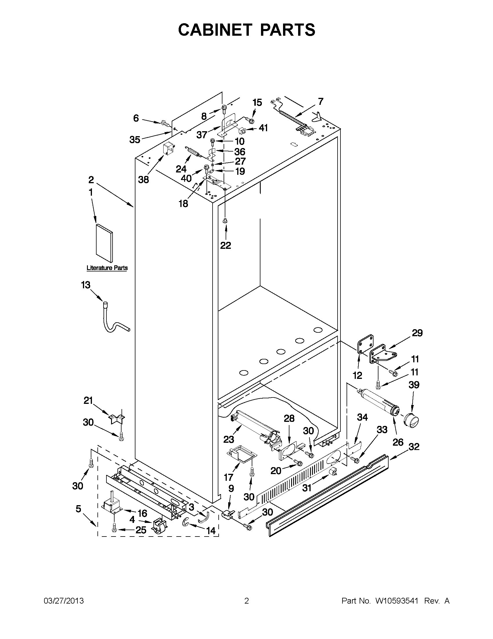 01 - CABINET PARTS