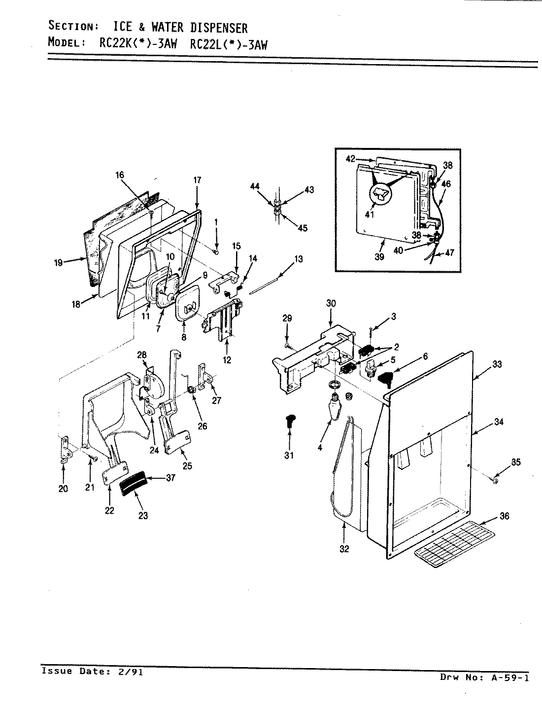 05 - ICE & WATER DISPENSER
