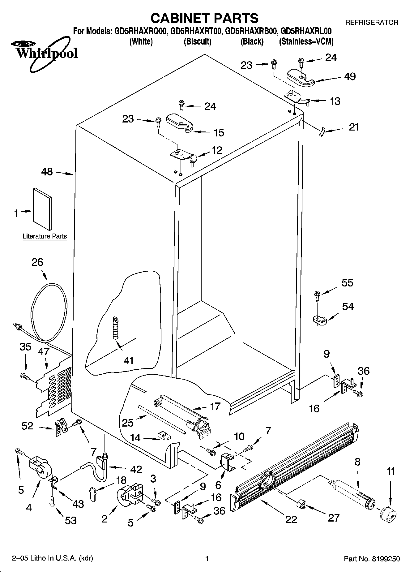01 - CABINET PARTS