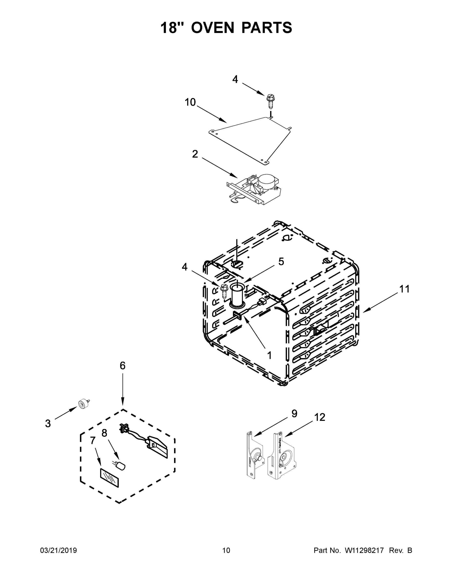 06 - 18" OVEN PARTS