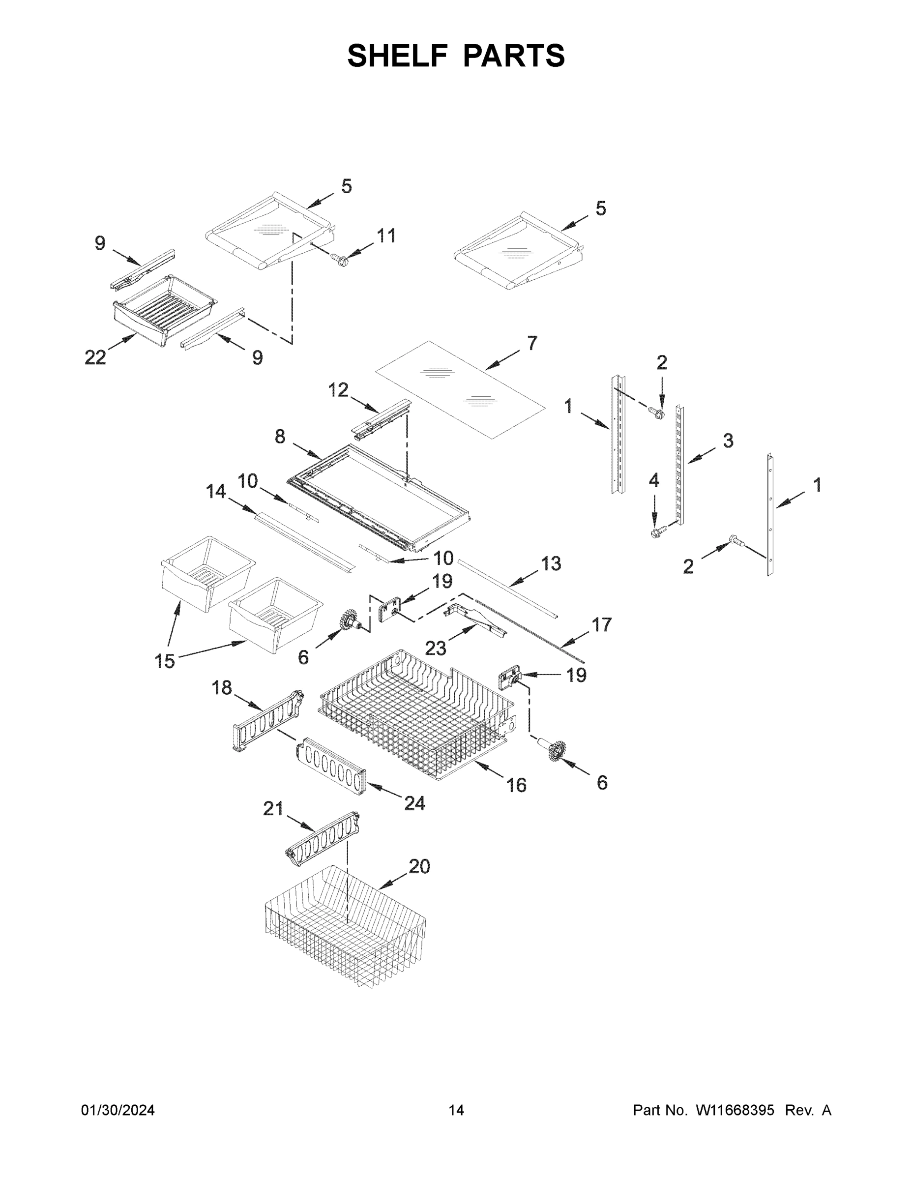 08 - SHELF PARTS