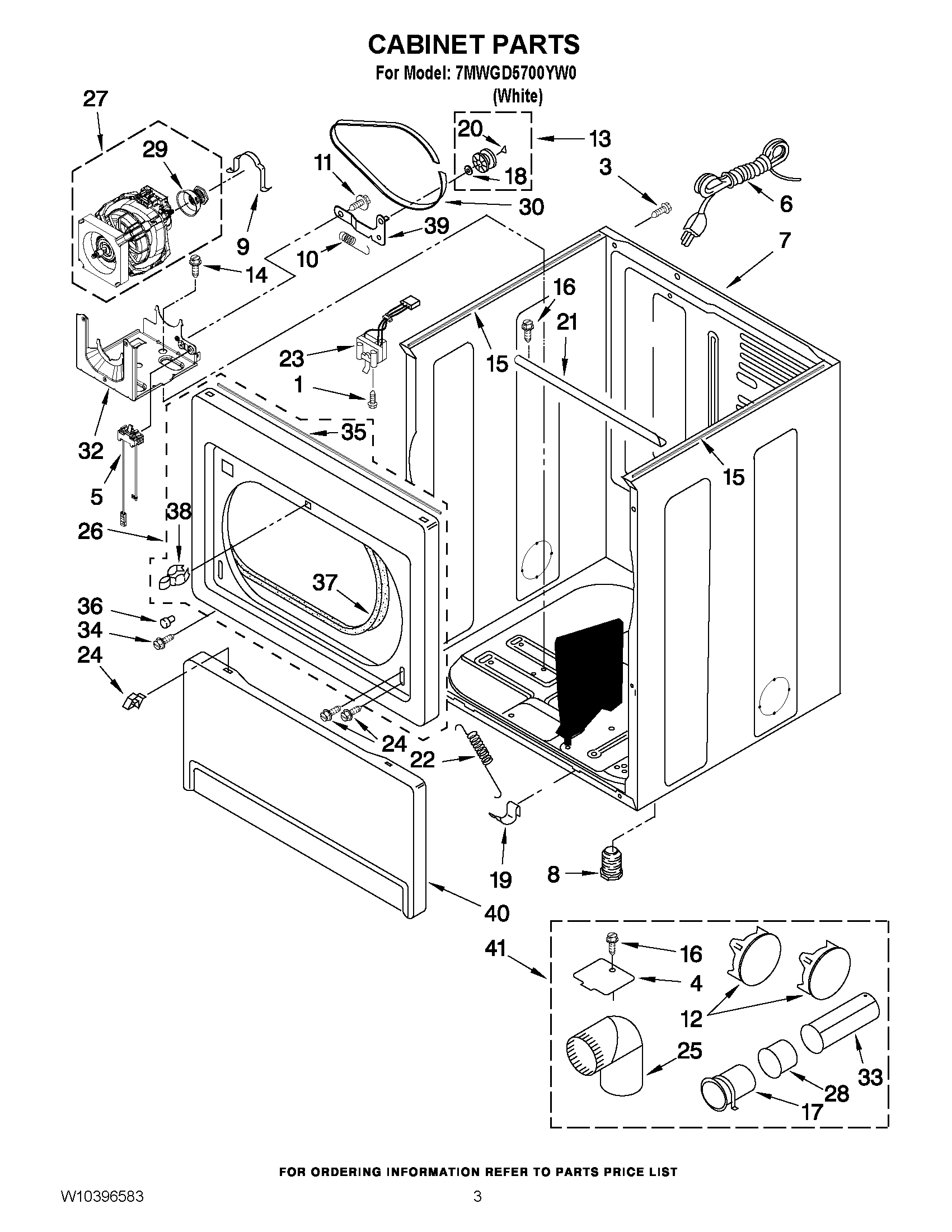 02 - CABINET PARTS