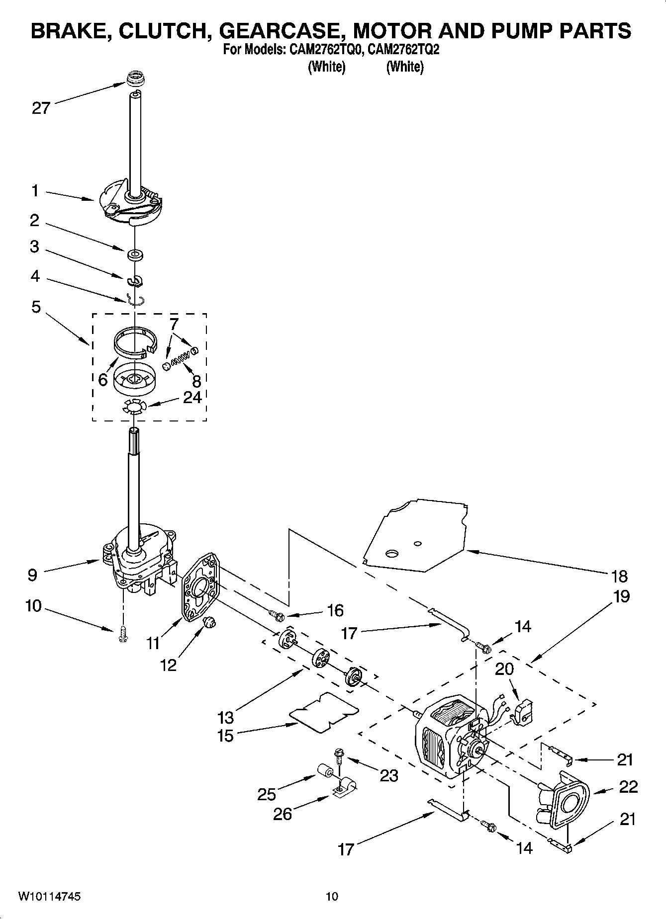 06 - BRAKE, CLUTCH, GEARCASE, MOTOR AND PUMP PARTS