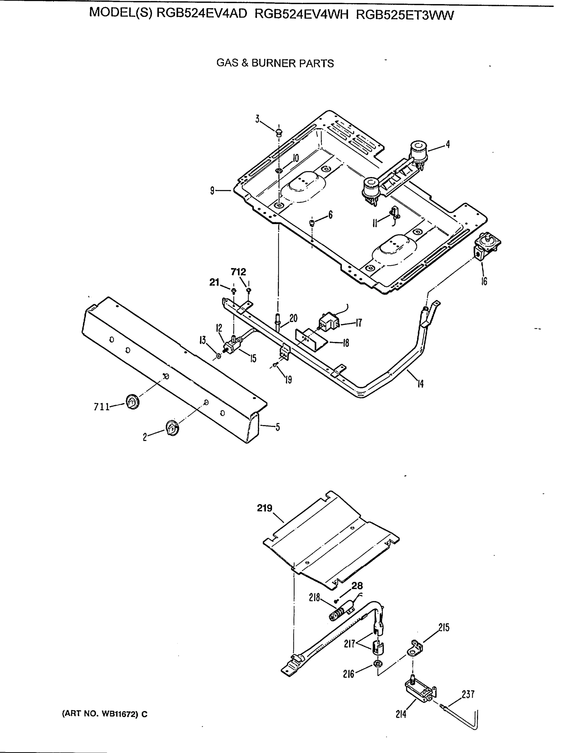 GAS & BURNER PARTS