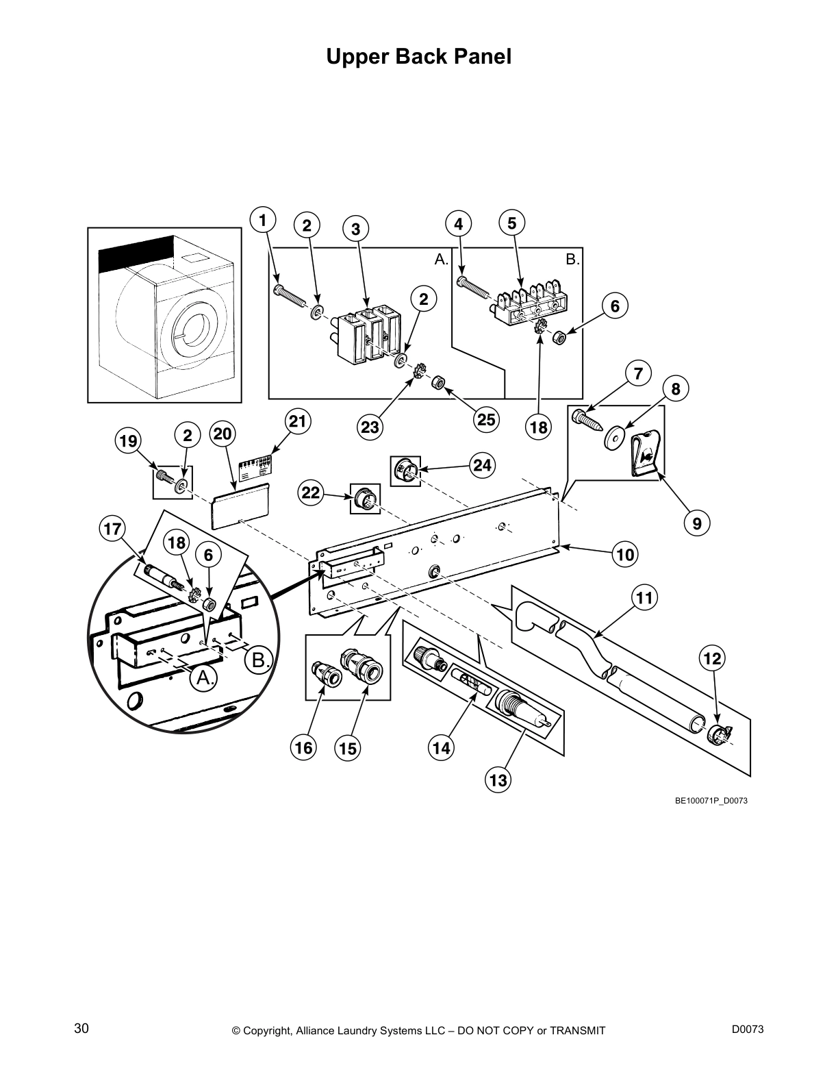 Upper Back Panel