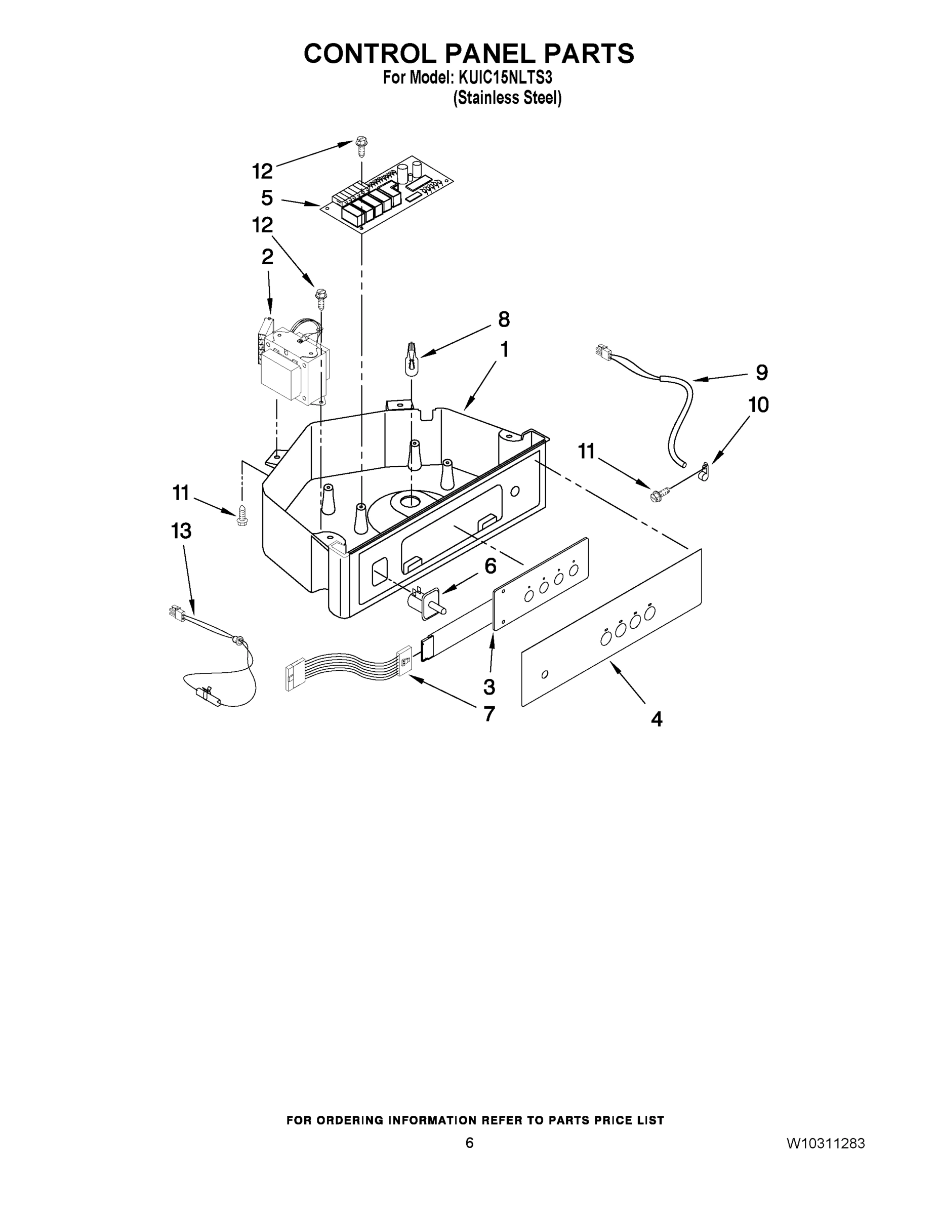 04 - CONTROL PANEL PARTS