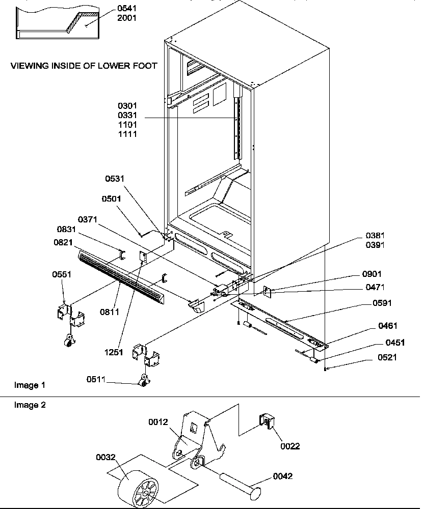 07 - LADDERS, LOWER CABINET AND ROLLERS