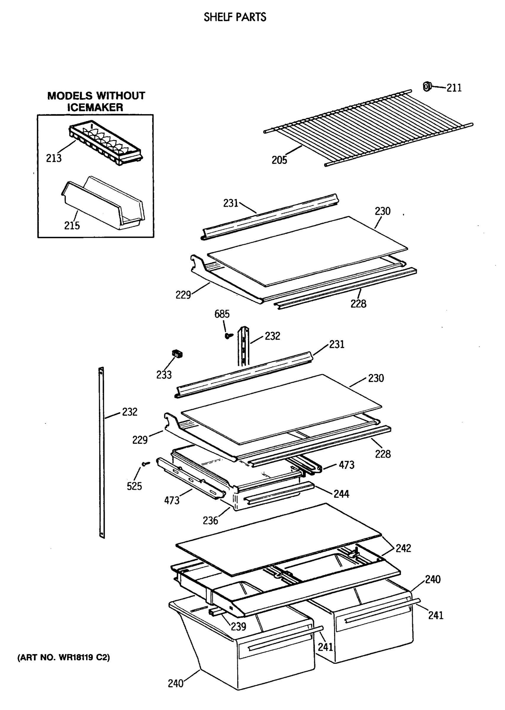 SHELF PARTS