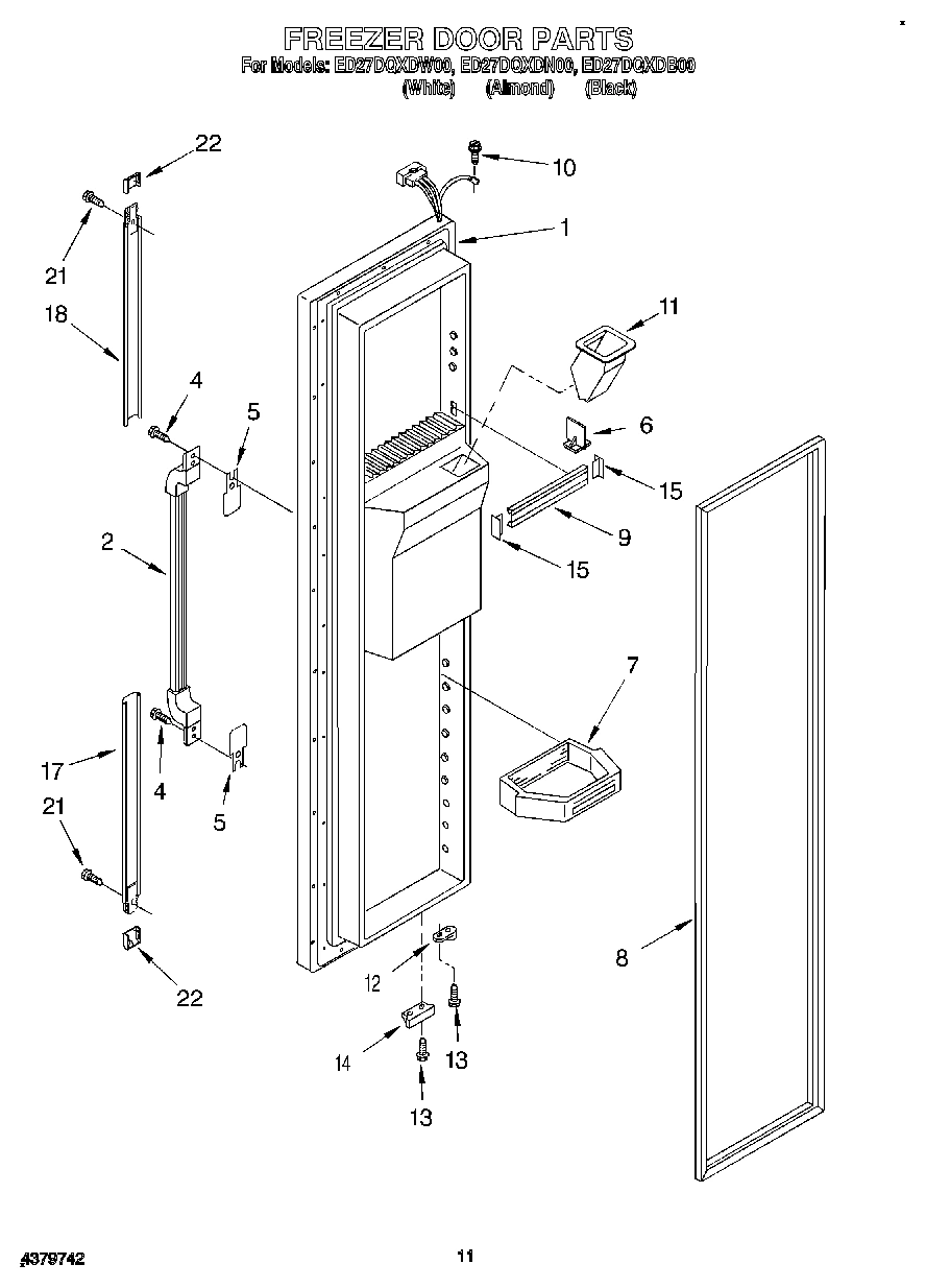 07 - FREEZER DOOR