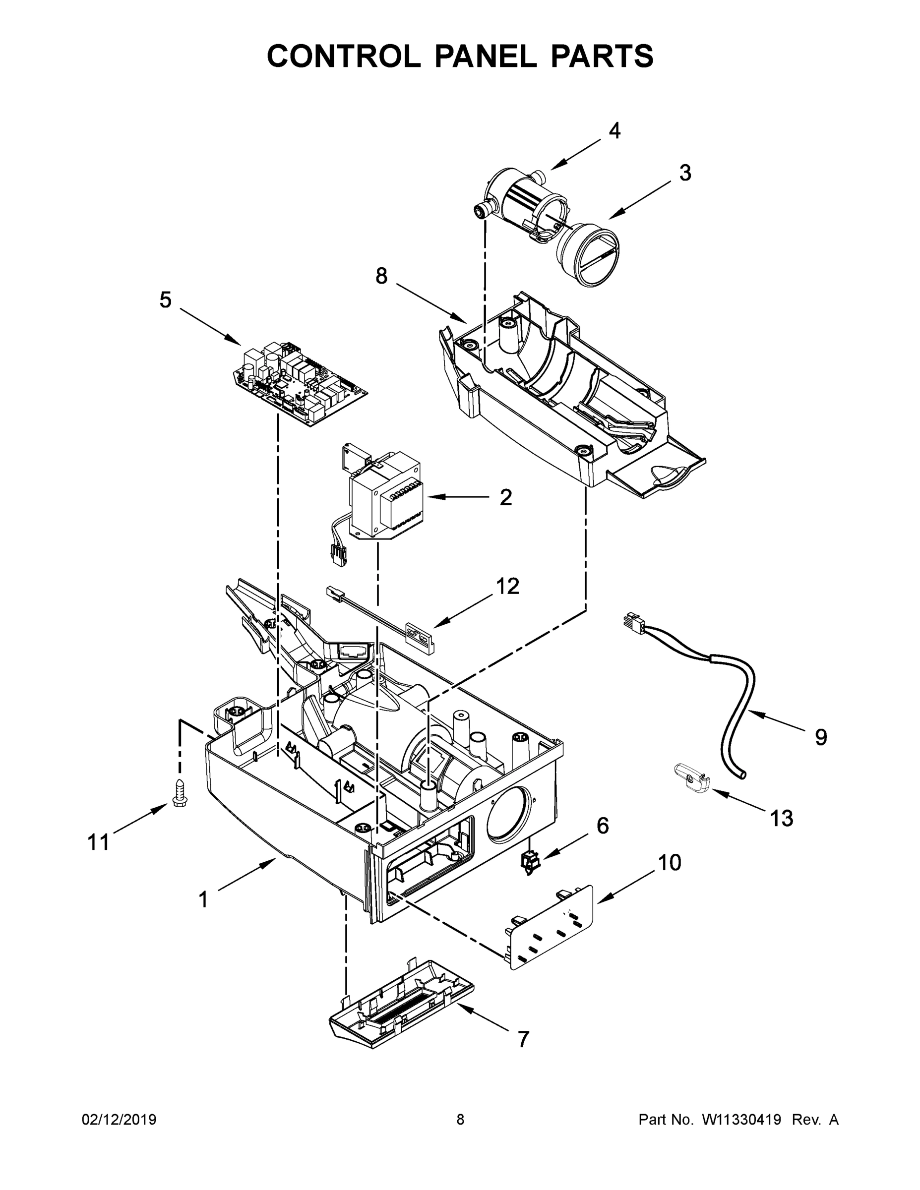 05 - CONTROL PANEL PARTS