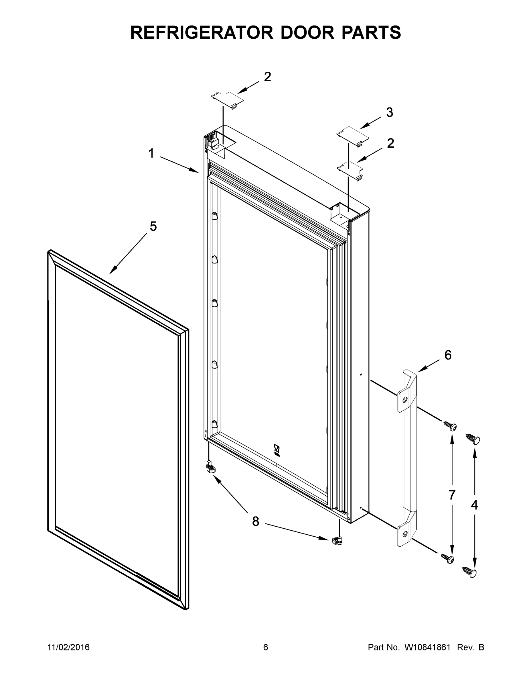 04 - REFRIGERATOR DOOR PARTS