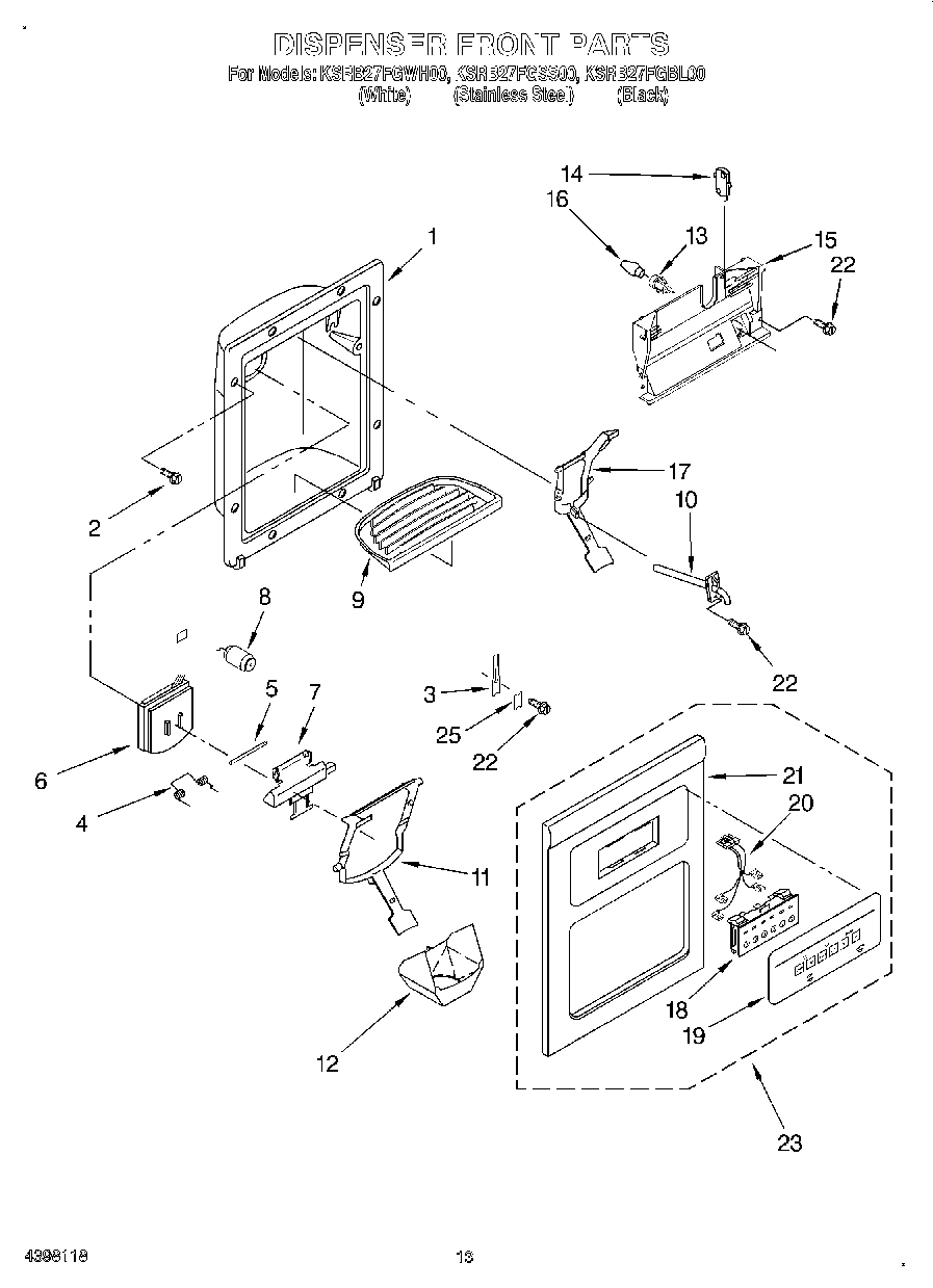 08 - DISPENSER FRONT