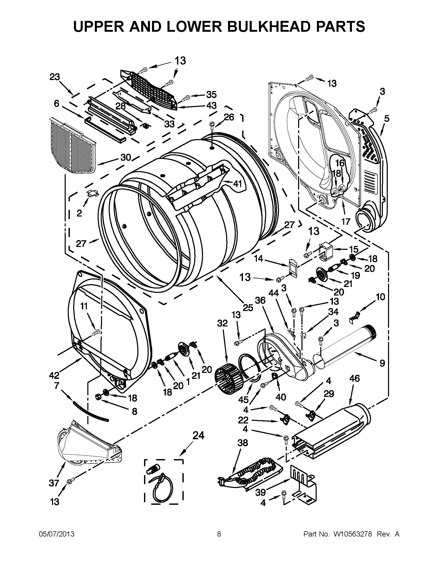 04 - UPPER AND LOWER BULKHEAD PARTS
