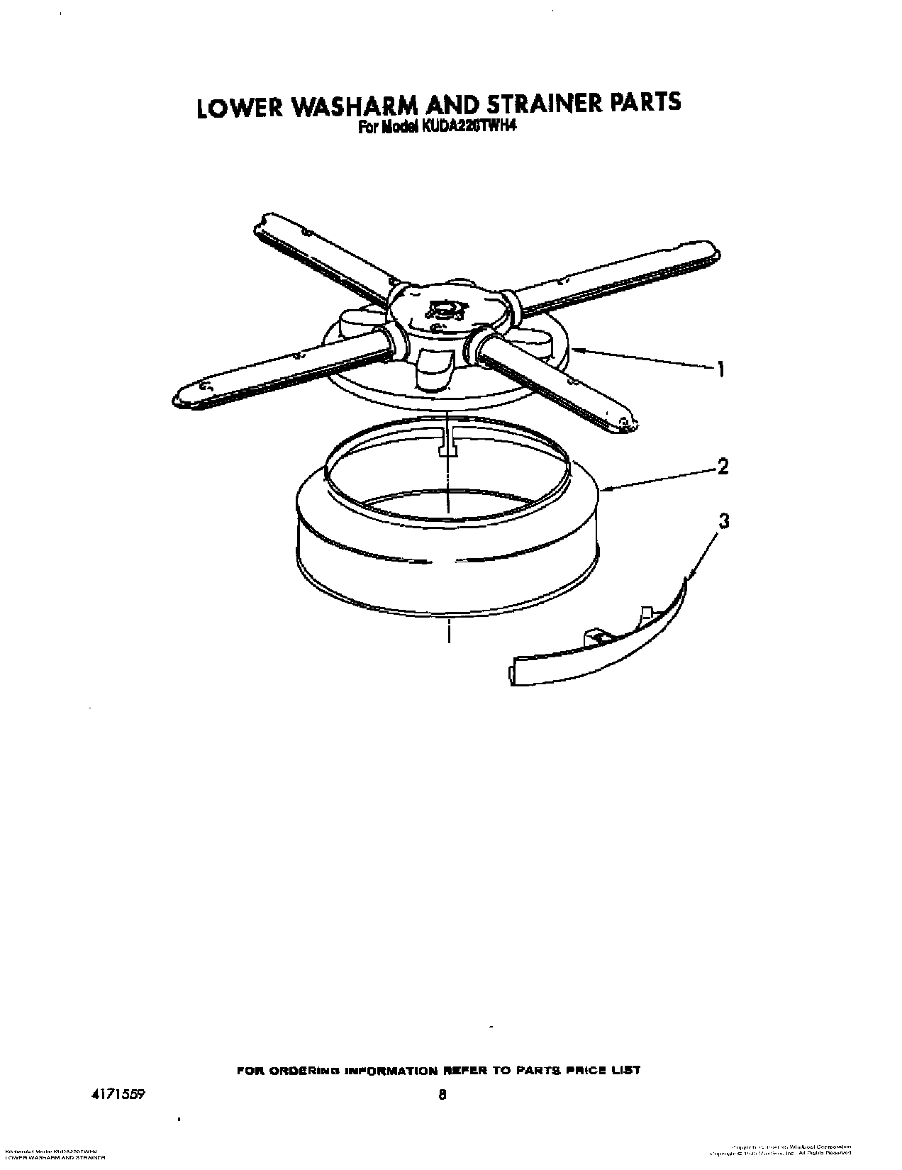 06 - LOWER WASHARM AND STRAINER