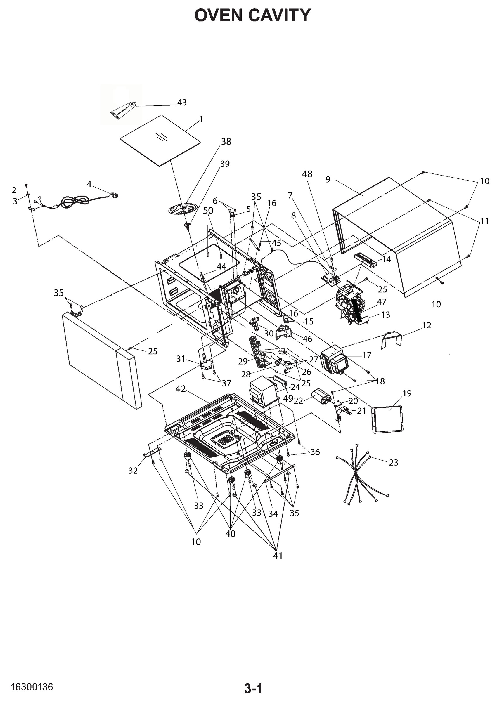 OVEN CAVITY