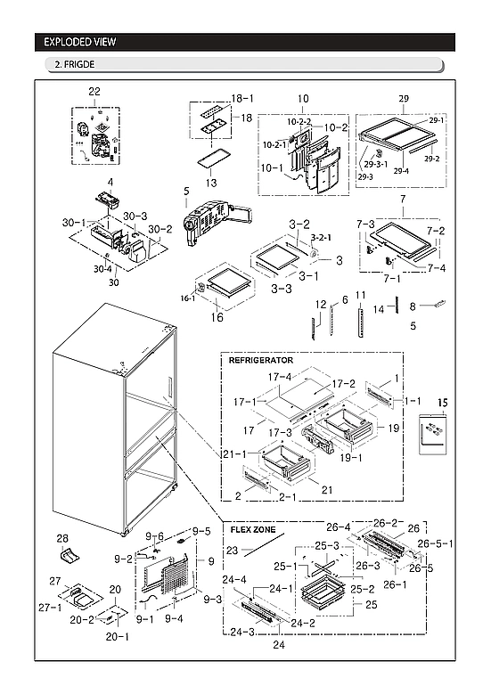 REFRIGERATOR PARTS
