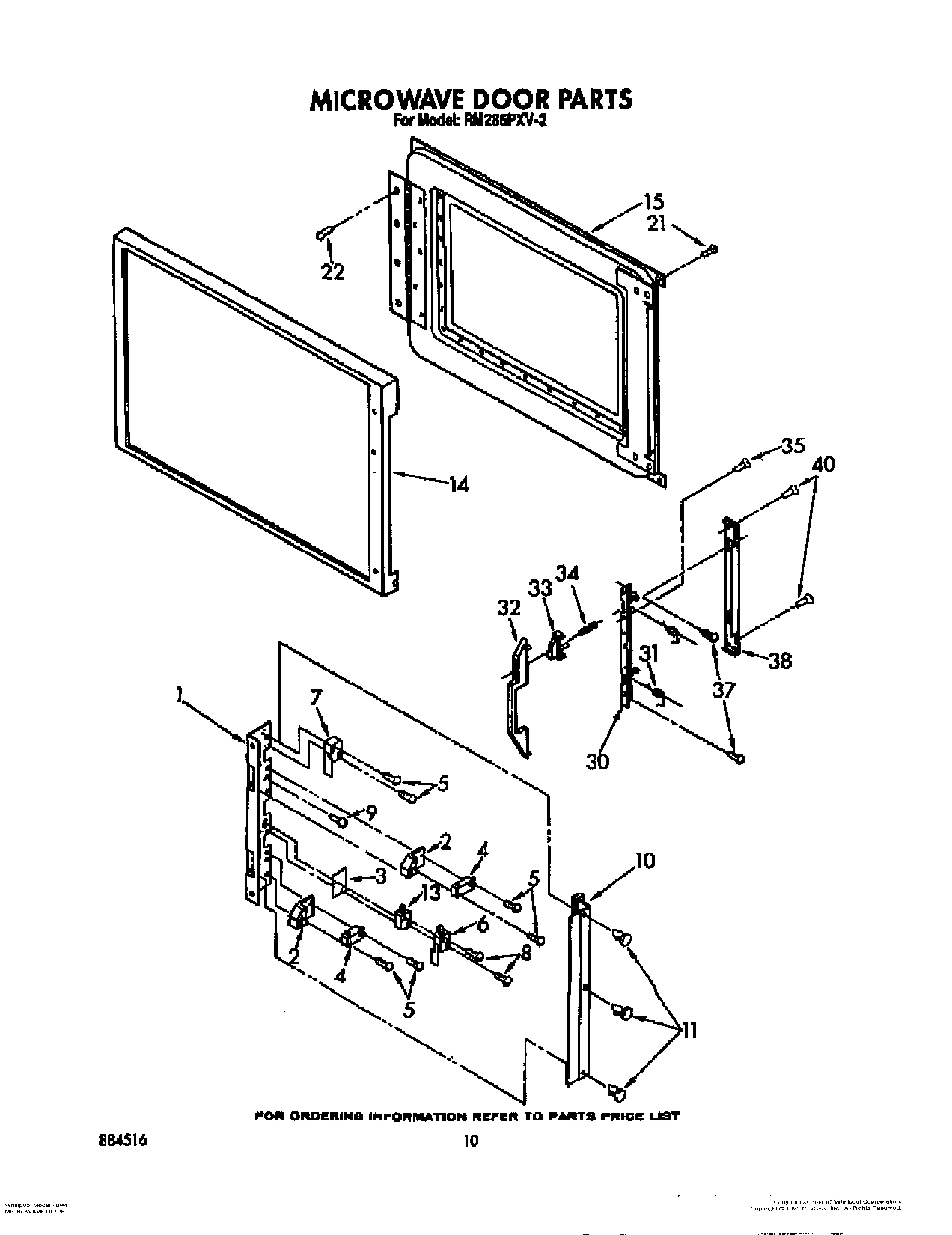 07 - MICROWAVE DOOR