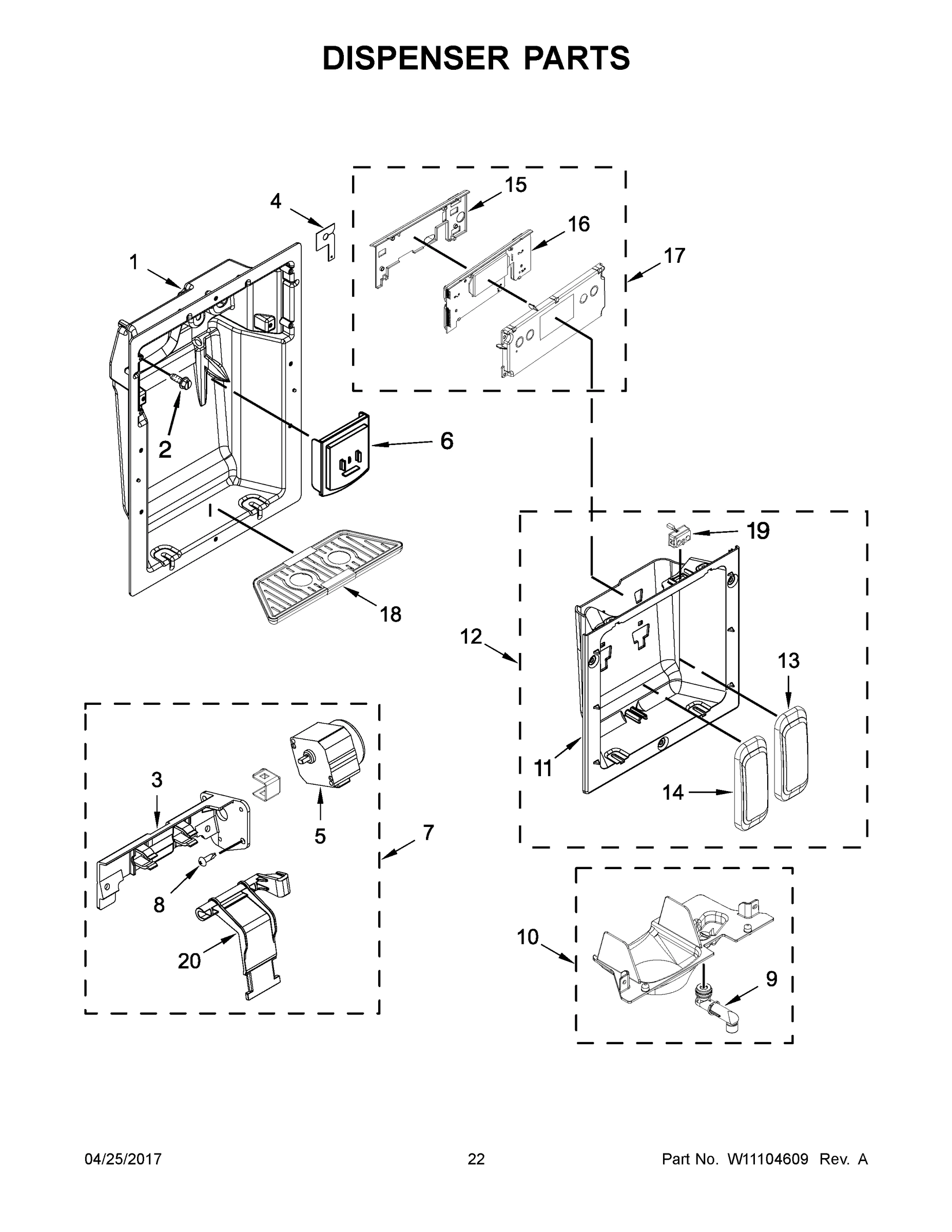 12 - DISPENSER PARTS