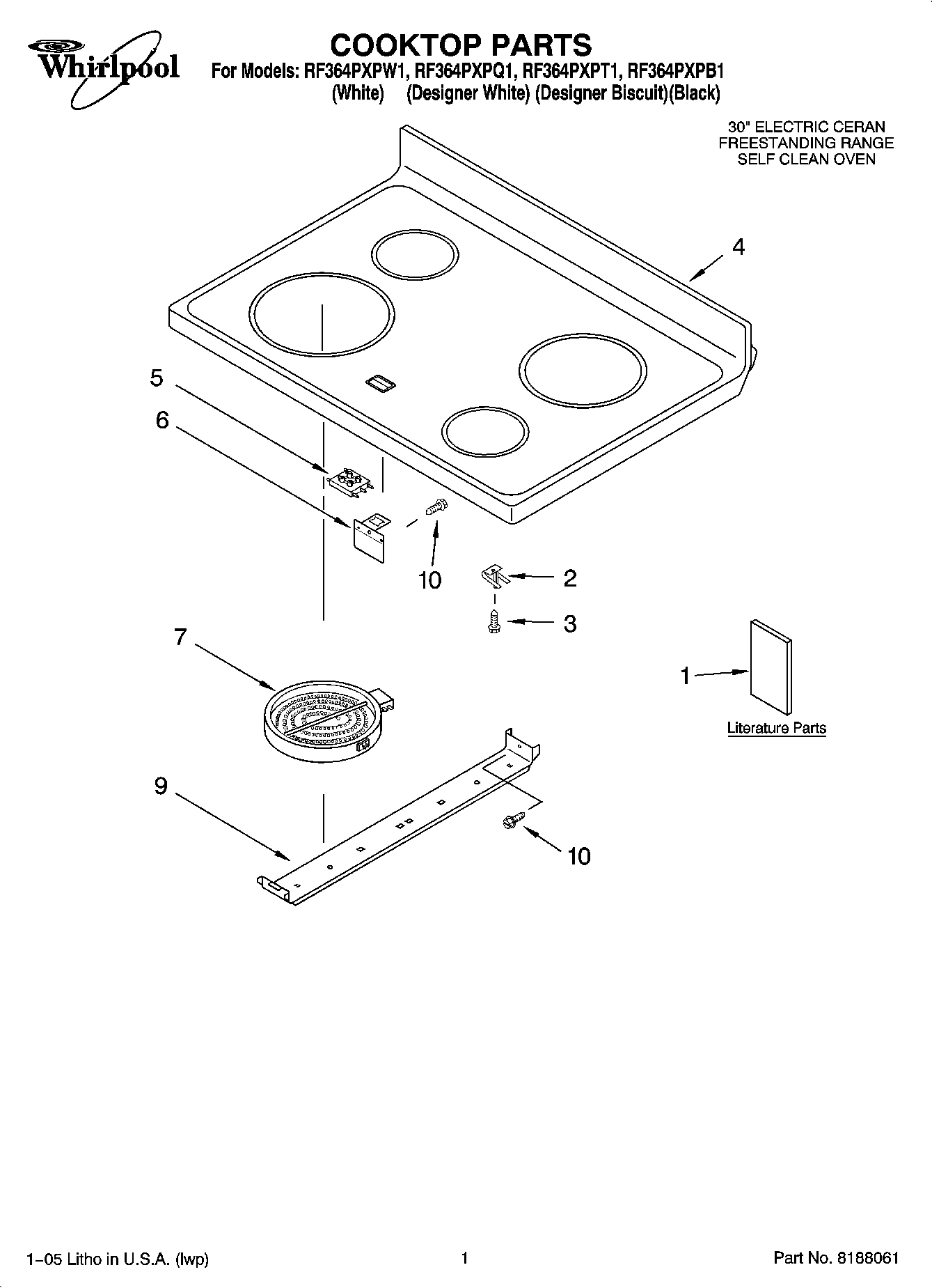 01 - COOKTOP PARTS