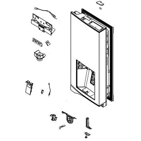 ADD73917777 LG Refrigerator Door Foam Assembl