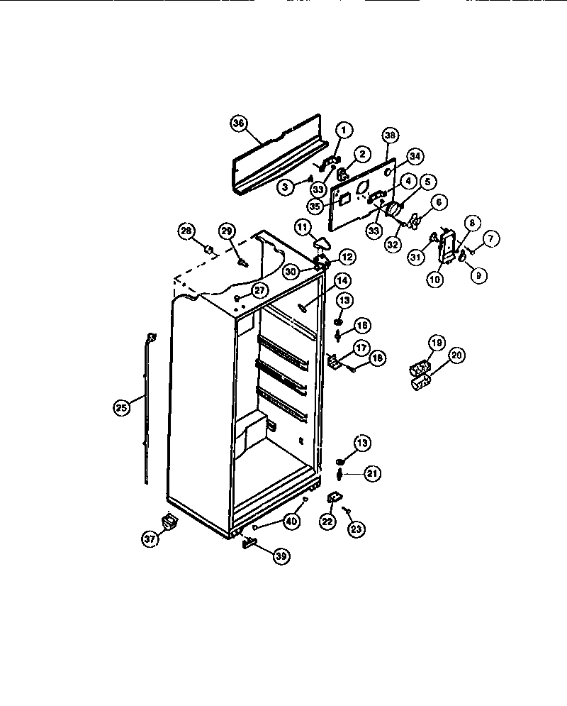 03 - INTERIOR FREEZER COMPARTMENT