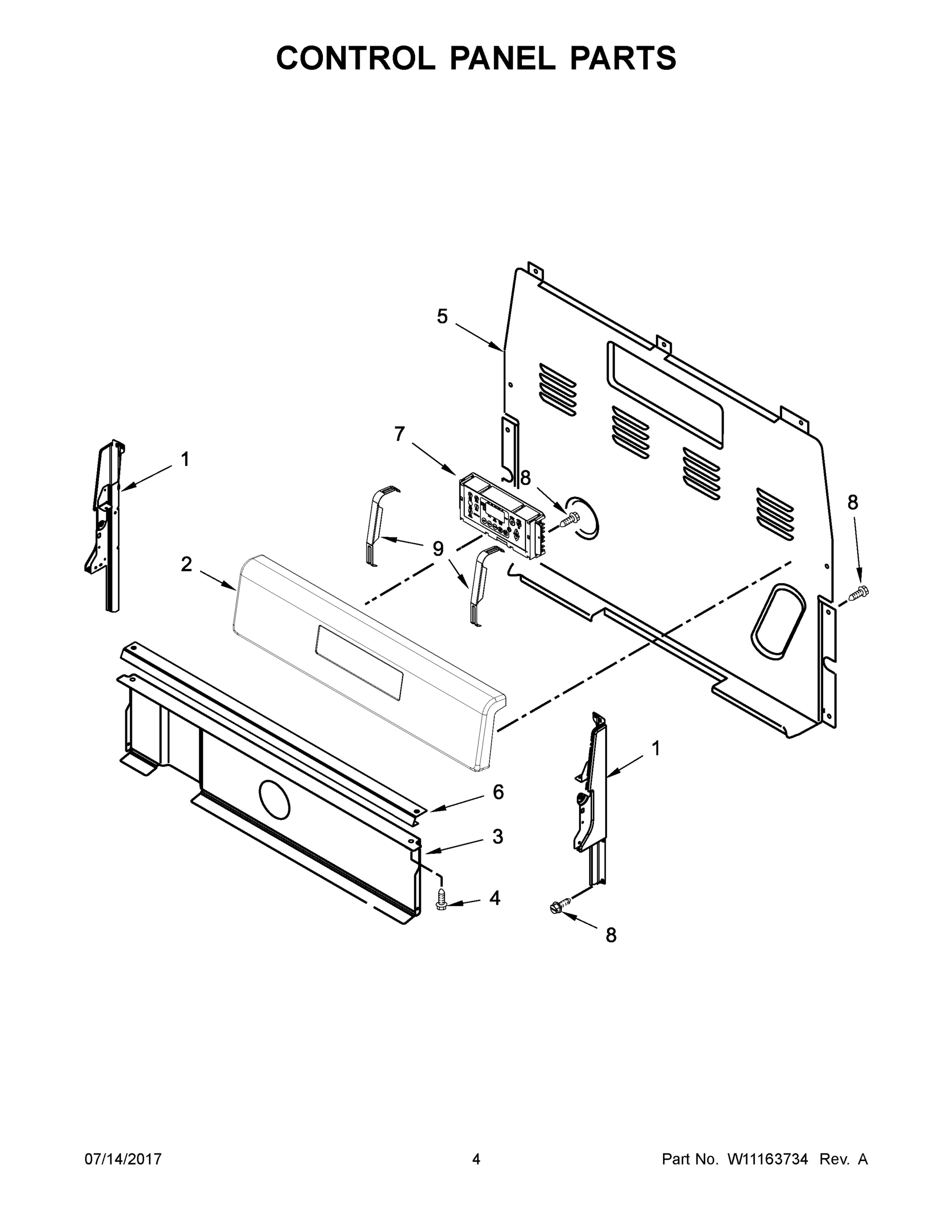 03 - CONTROL PANEL PARTS