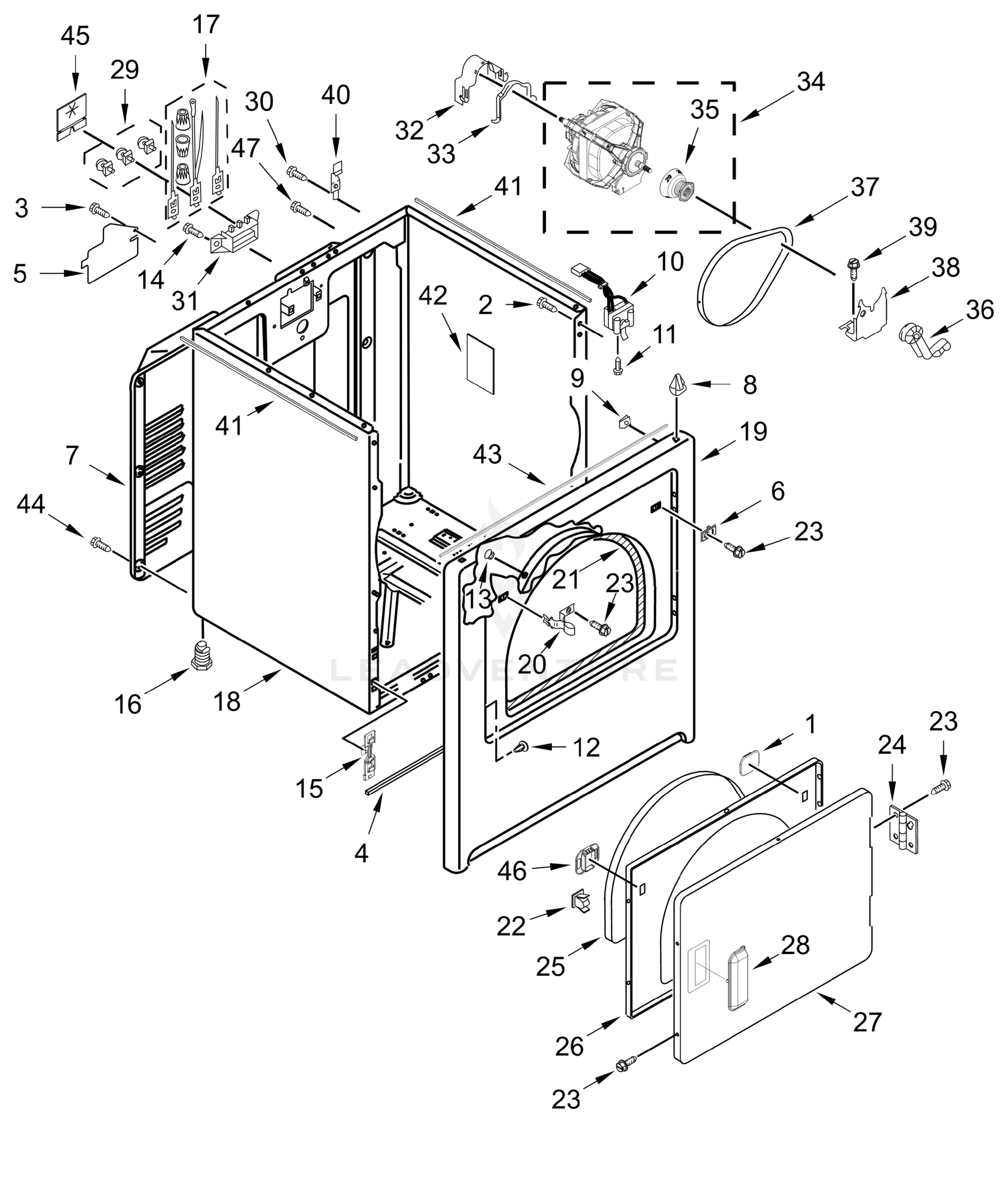 CABINET PARTS