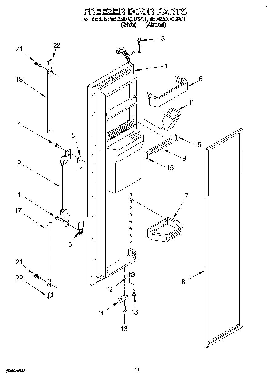08 - FREEZER DOOR