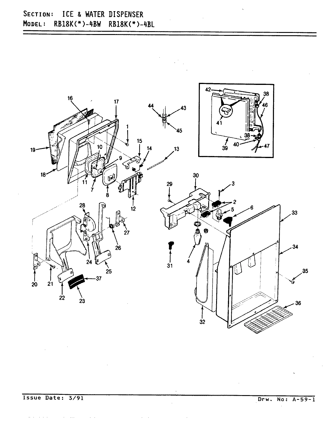 05 - ICE & WATER DISPENSER