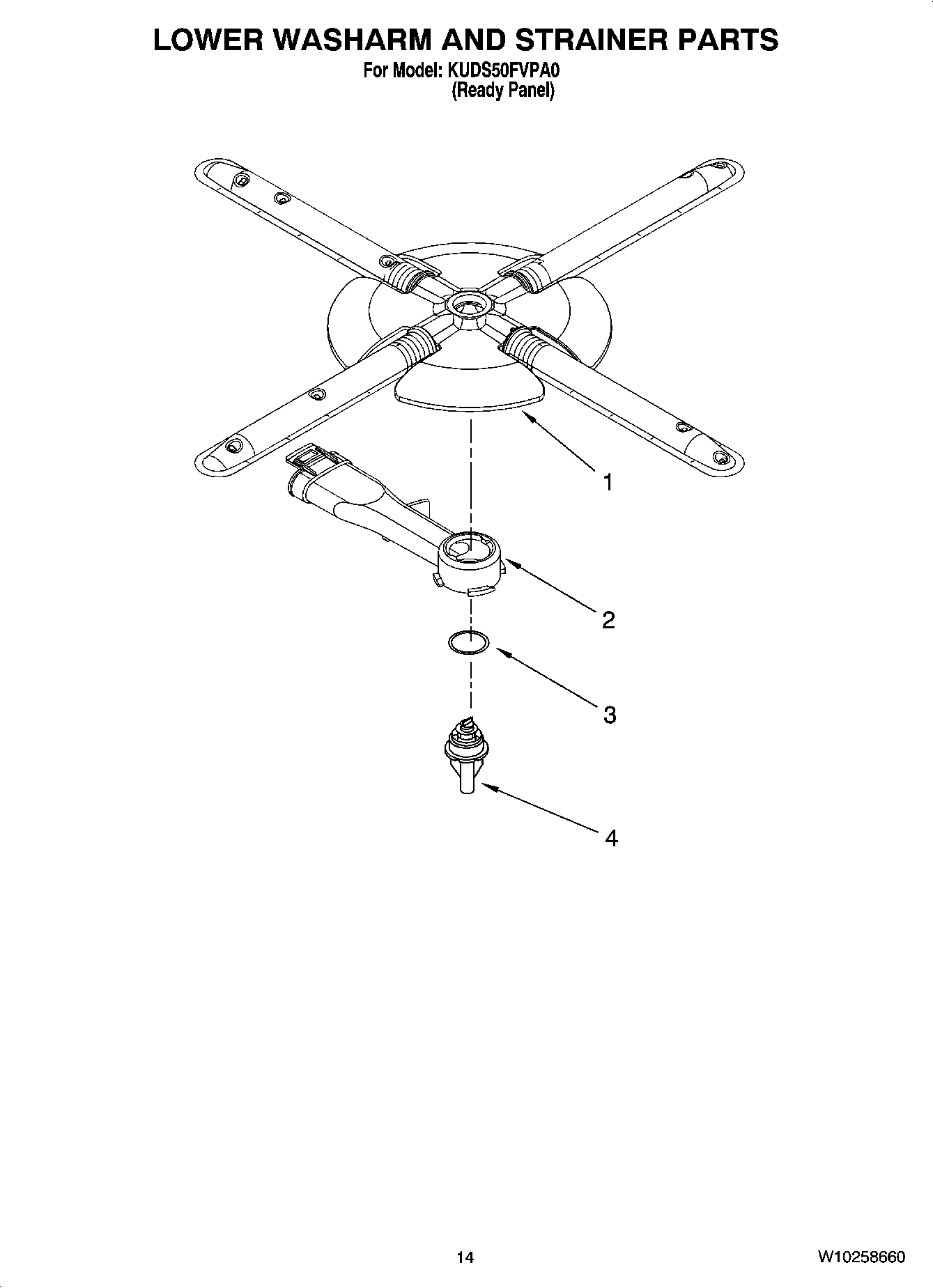 11 - LOWER WASHARM AND STRAINER PARTS