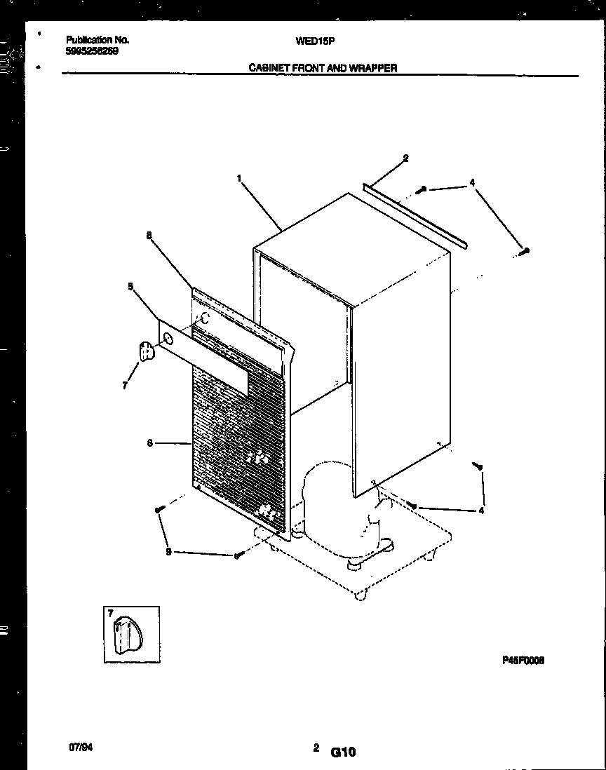 02 - CABINET FRONT AND WRAPPER