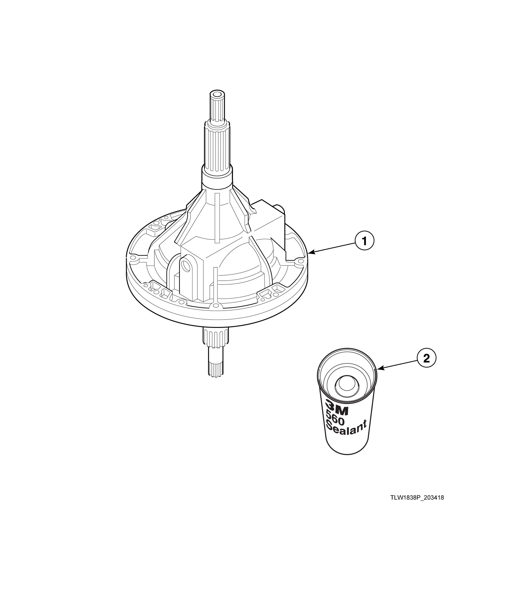Transmission Assembly (Drawing 2 of 2)