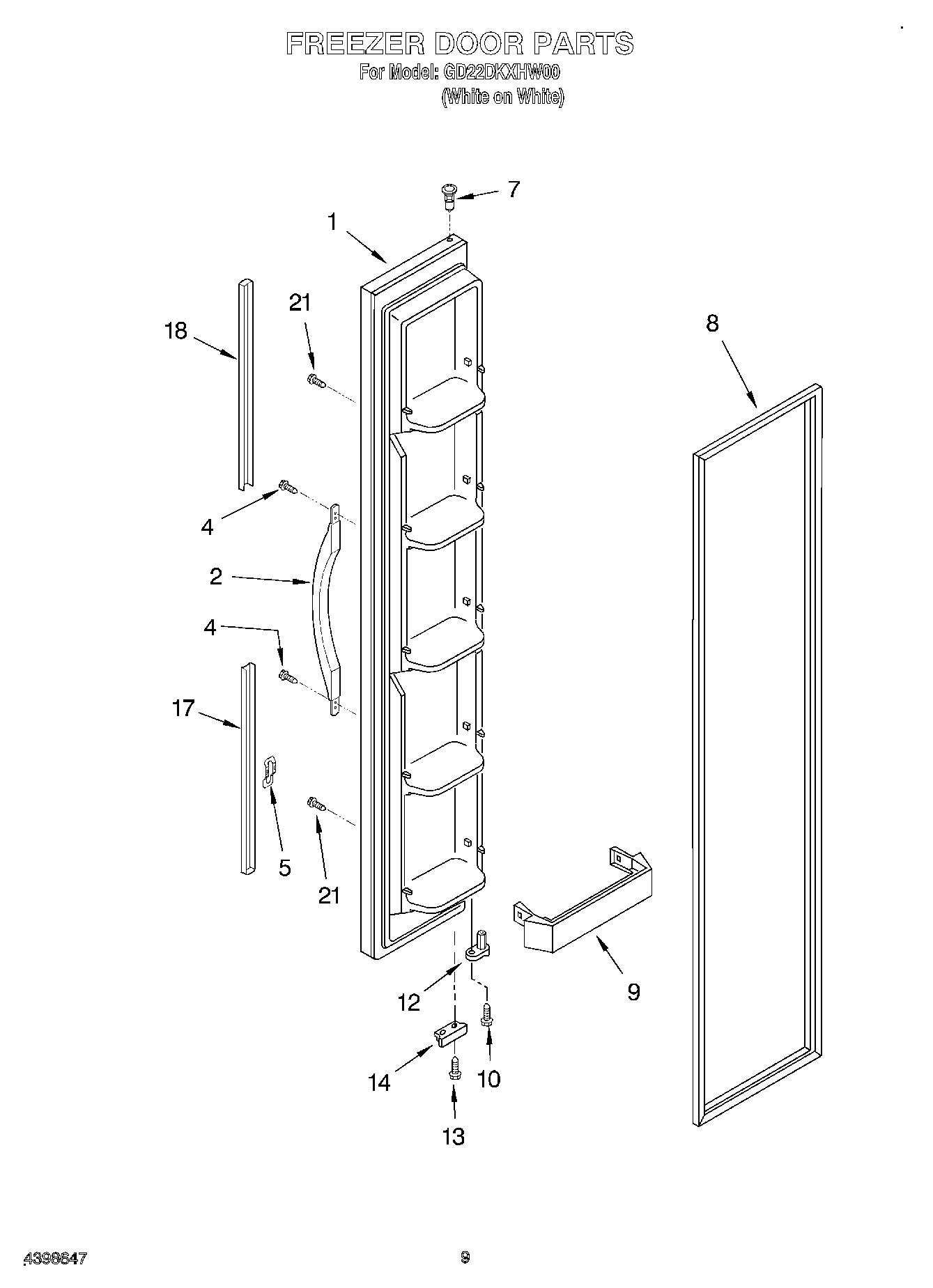 07 - FREEZER DOOR