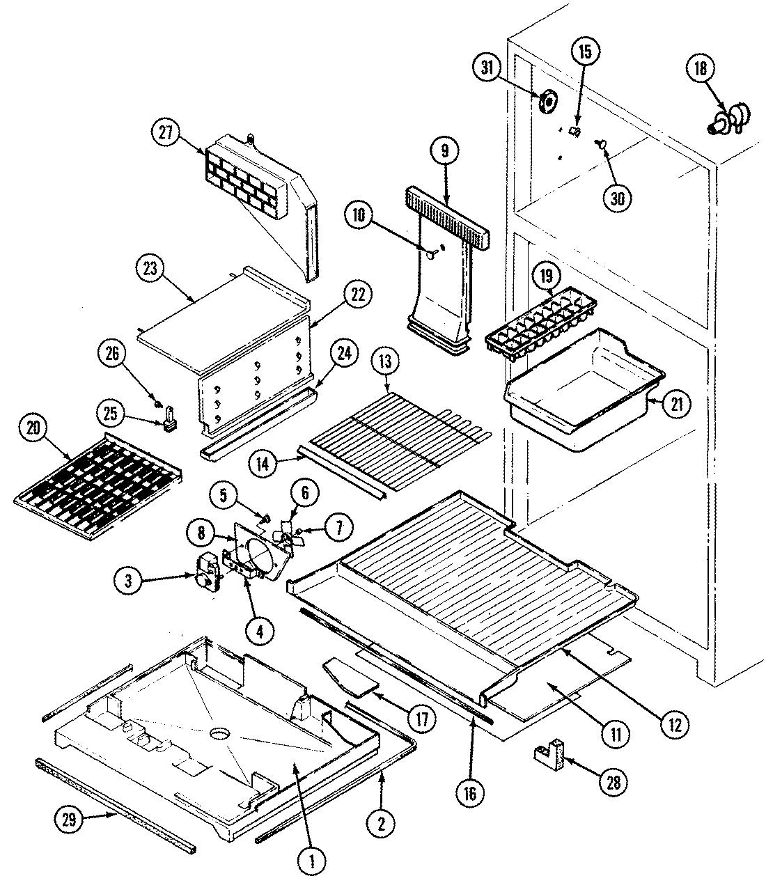 01 - FREEZER COMPARTMENT