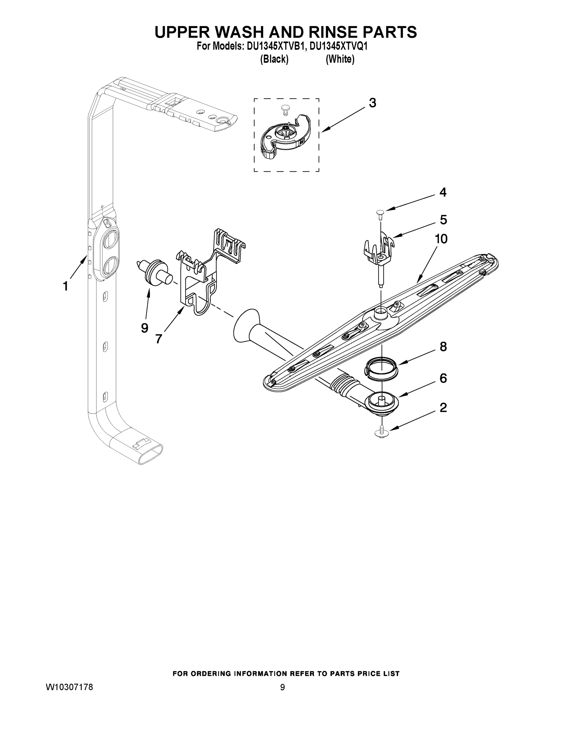 07 - UPPER WASH AND RINSE PARTS
