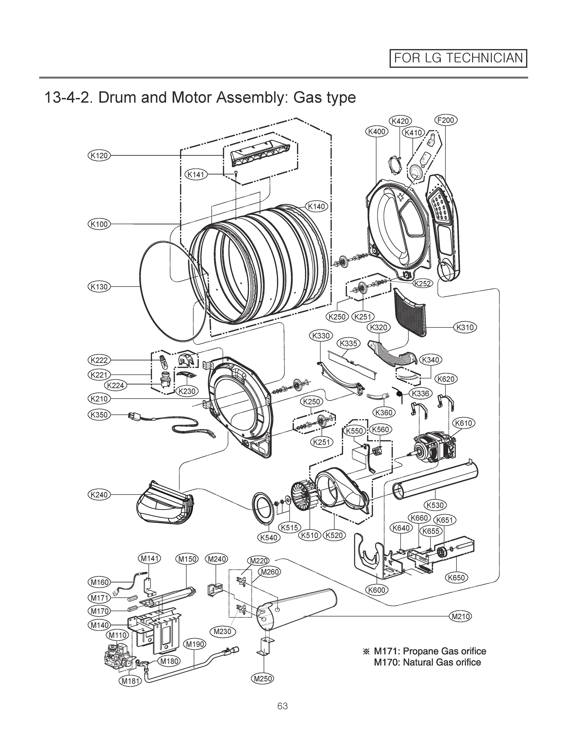 DRUM AND MOTOR ASSEMBLY