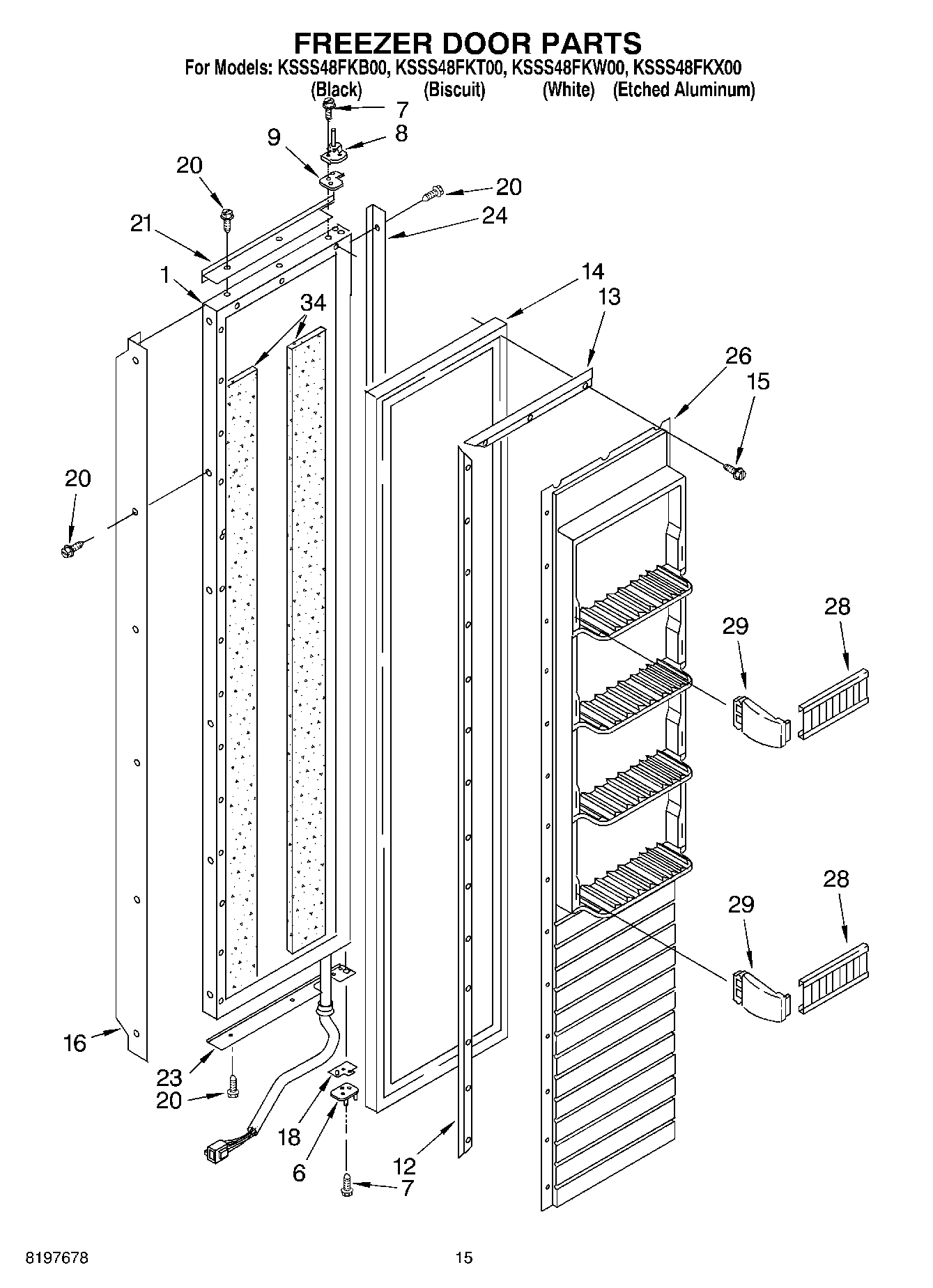 10 - FREEZER DOOR