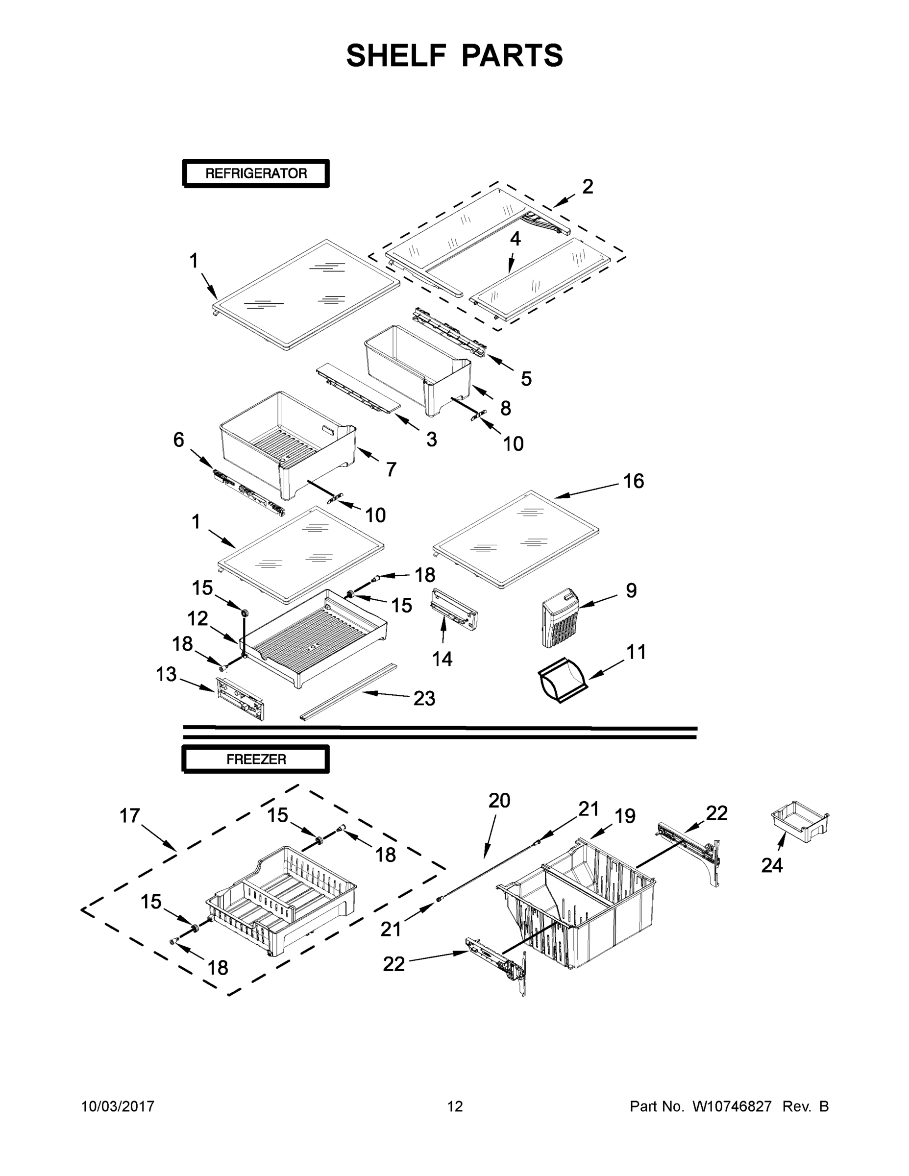 07 - SHELF PARTS