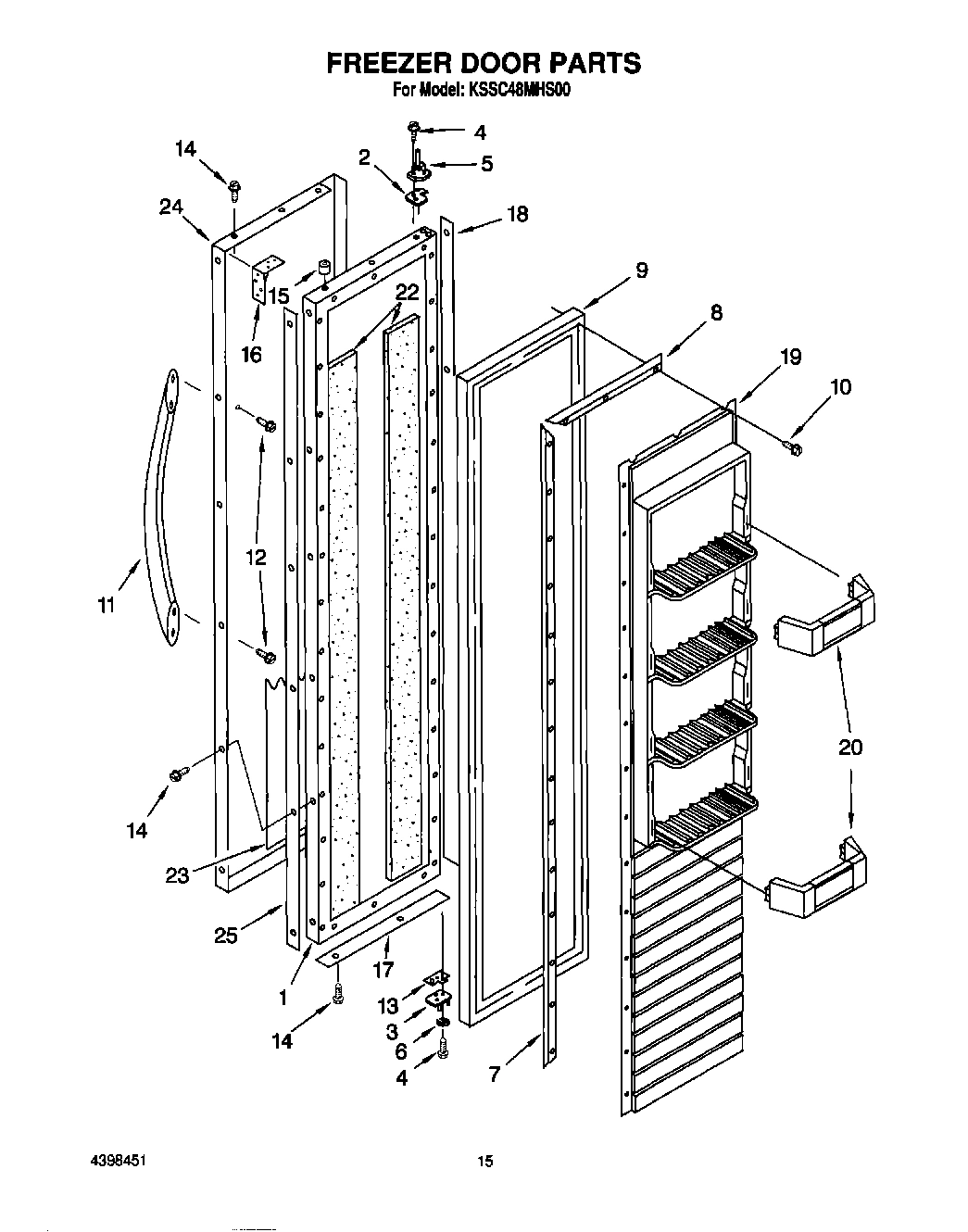11 - FREEZER DOOR