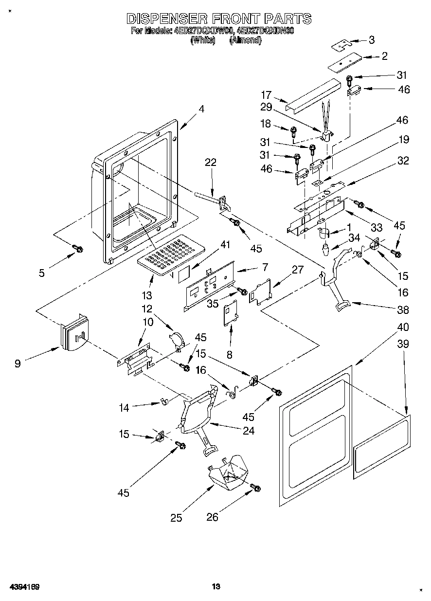08 - DISPENSER FRONT