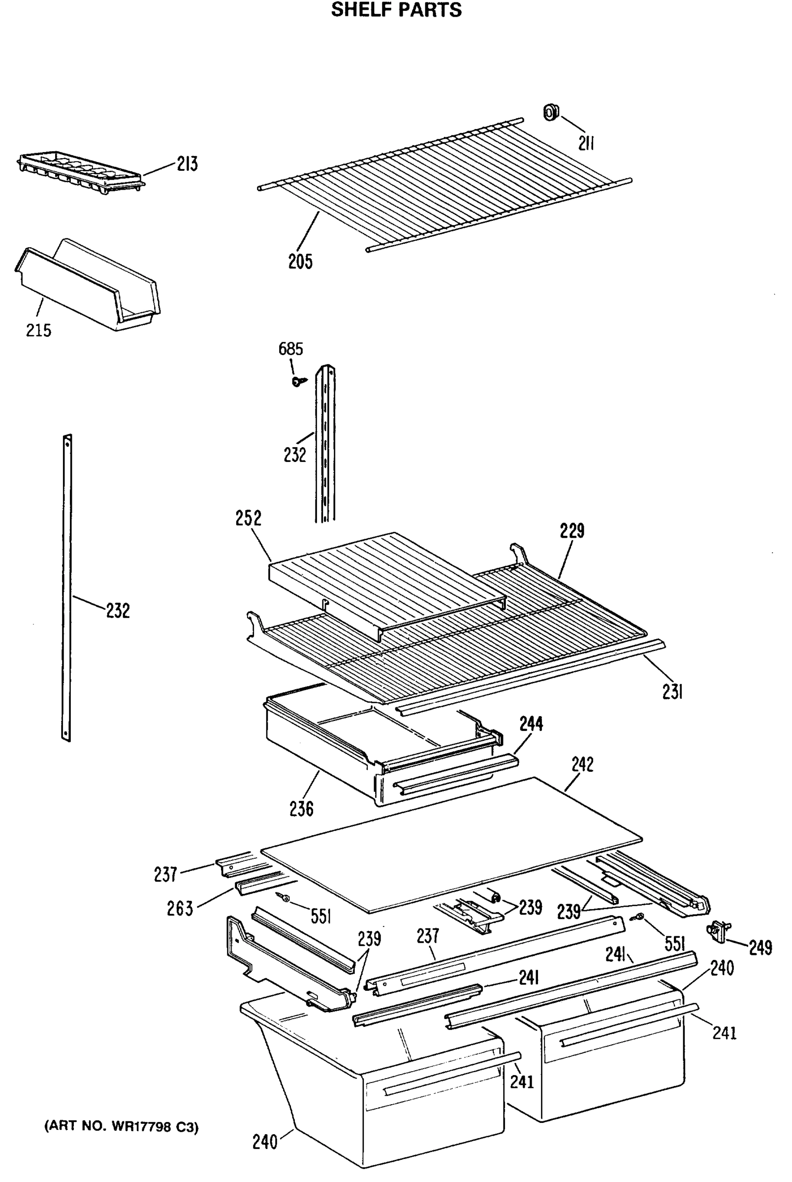 SHELF PARTS