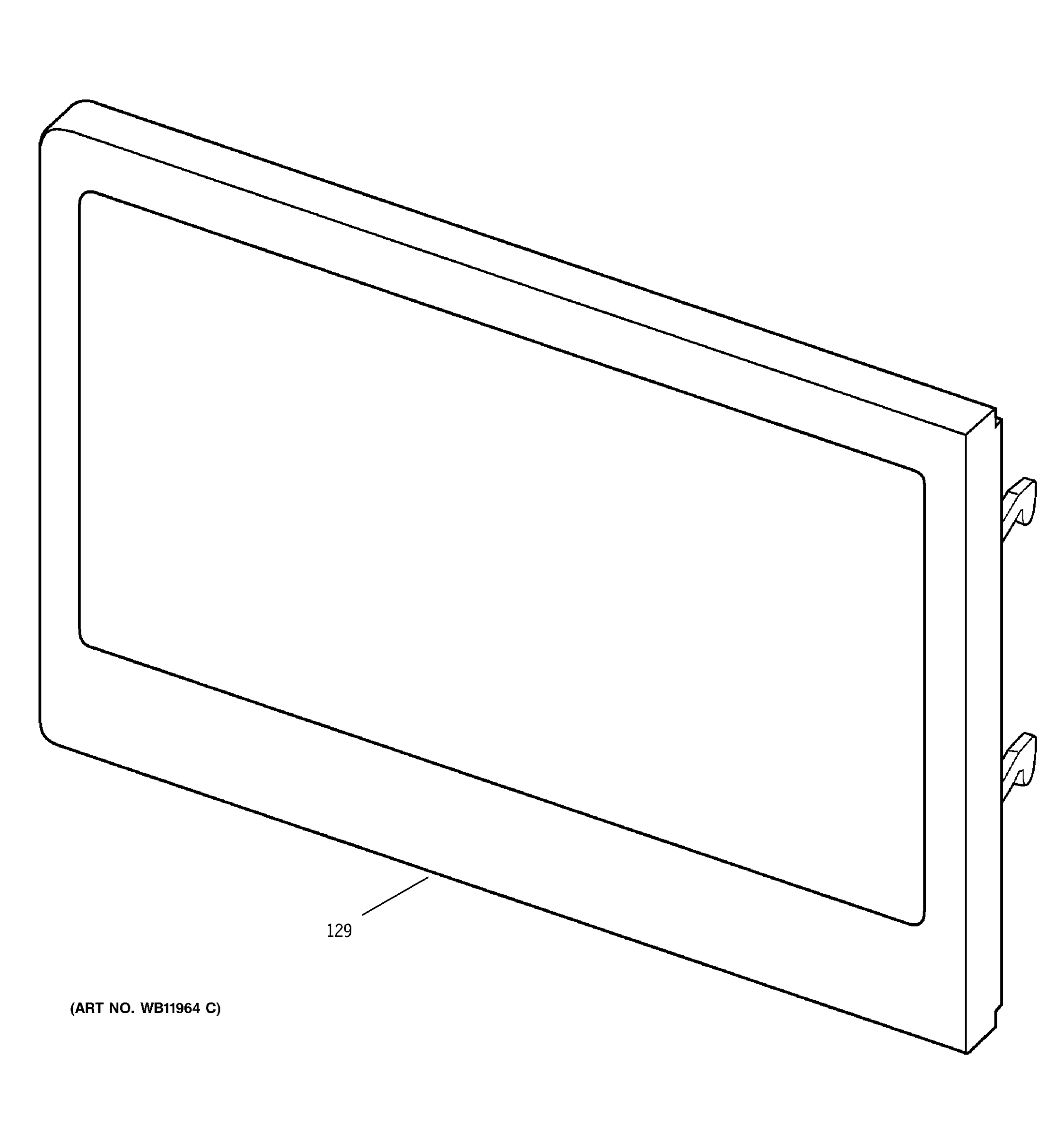 MICROWAVE DOOR