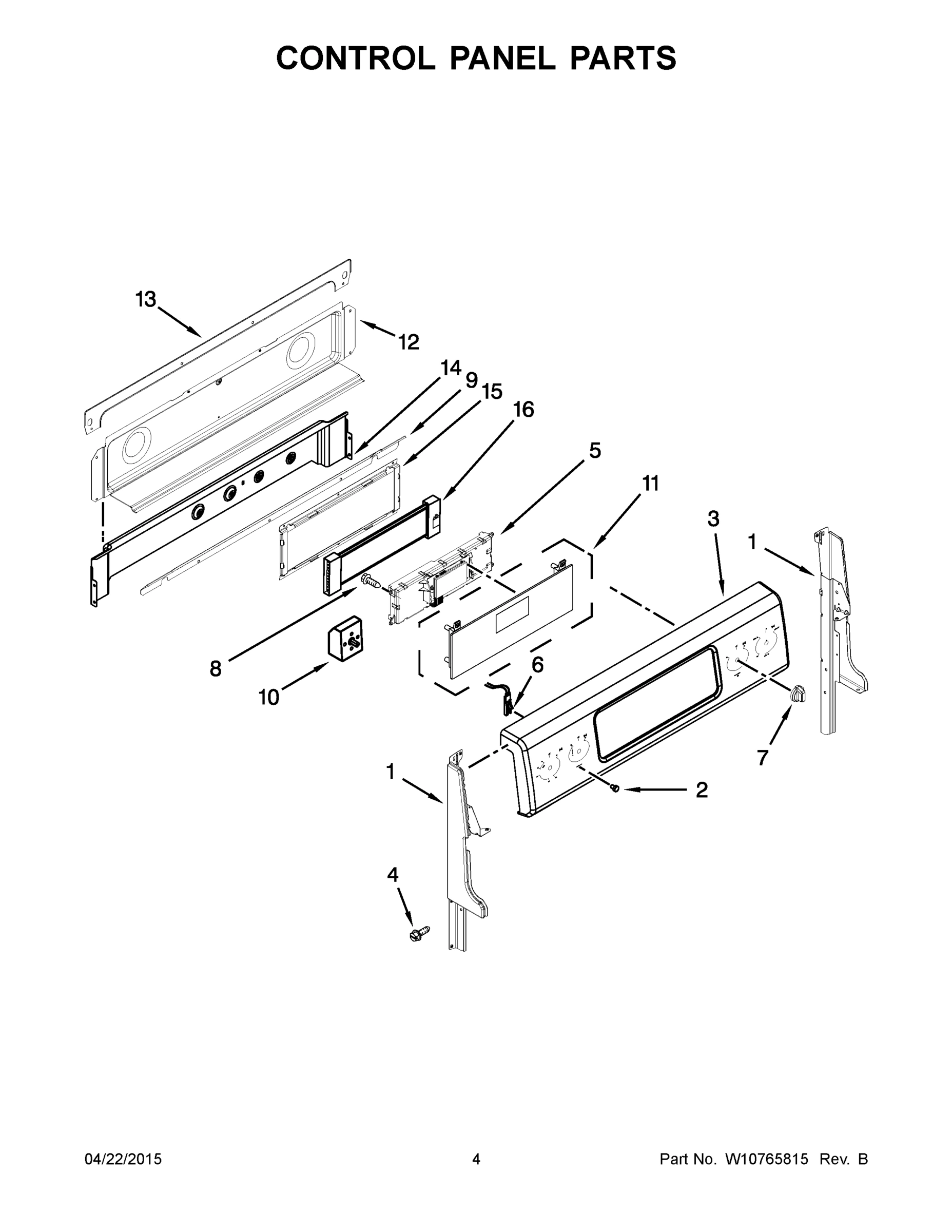 03 - CONTROL PANEL PARTS