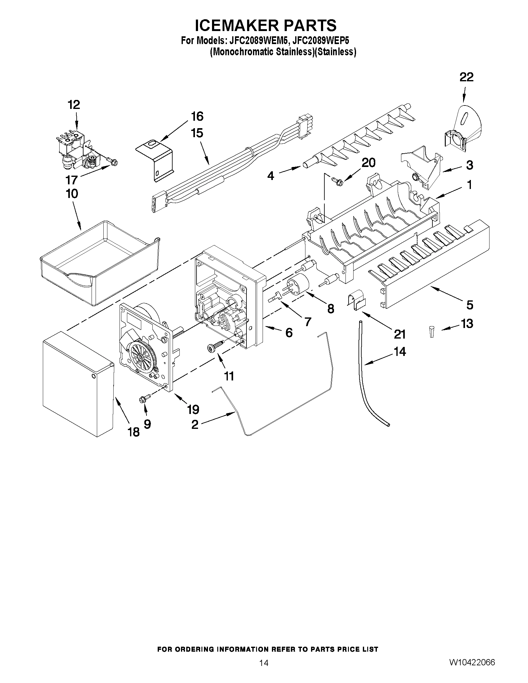 08 - ICEMAKER PARTS