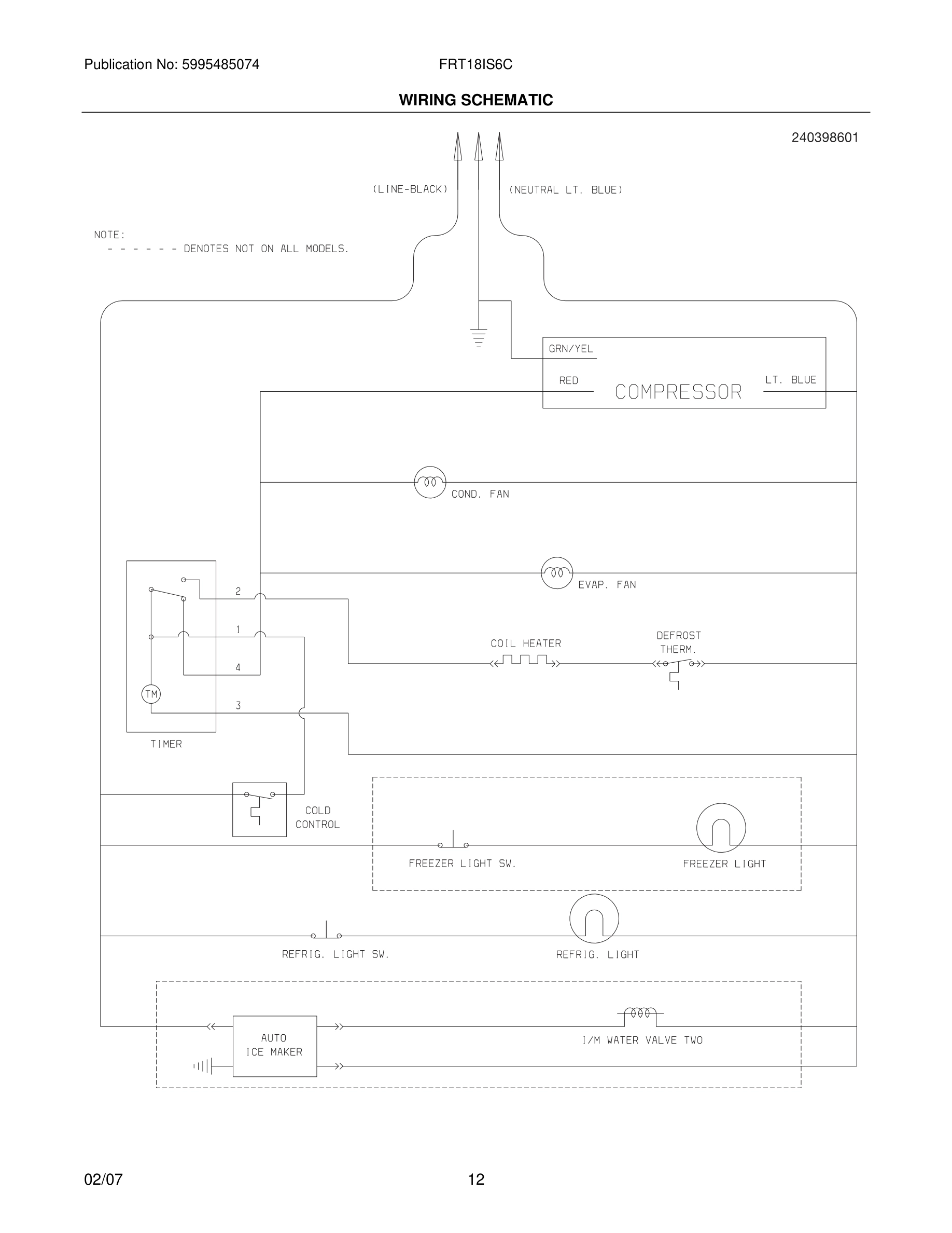 12 - WIRING SCHEMATIC