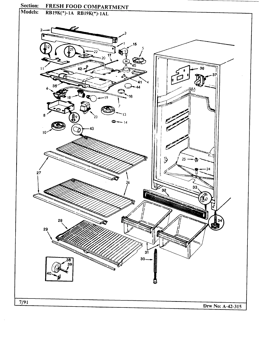 03 - FRESH FOOD COMPARTMENT
