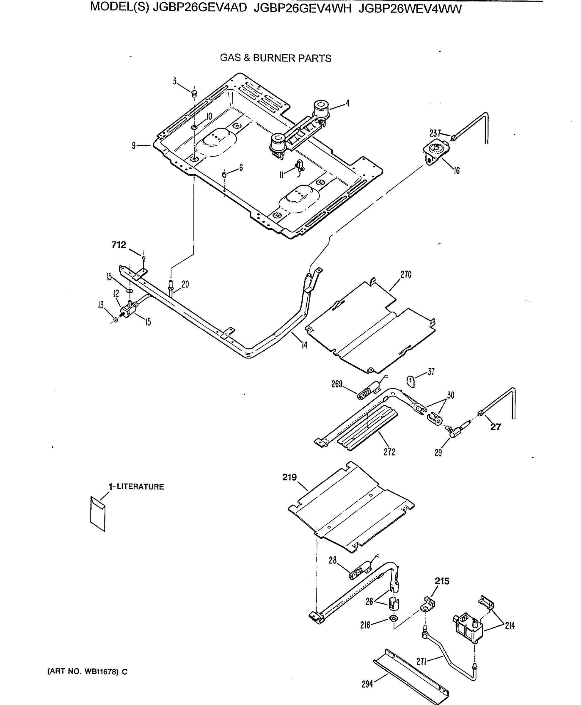 GAS & BURNER PARTS