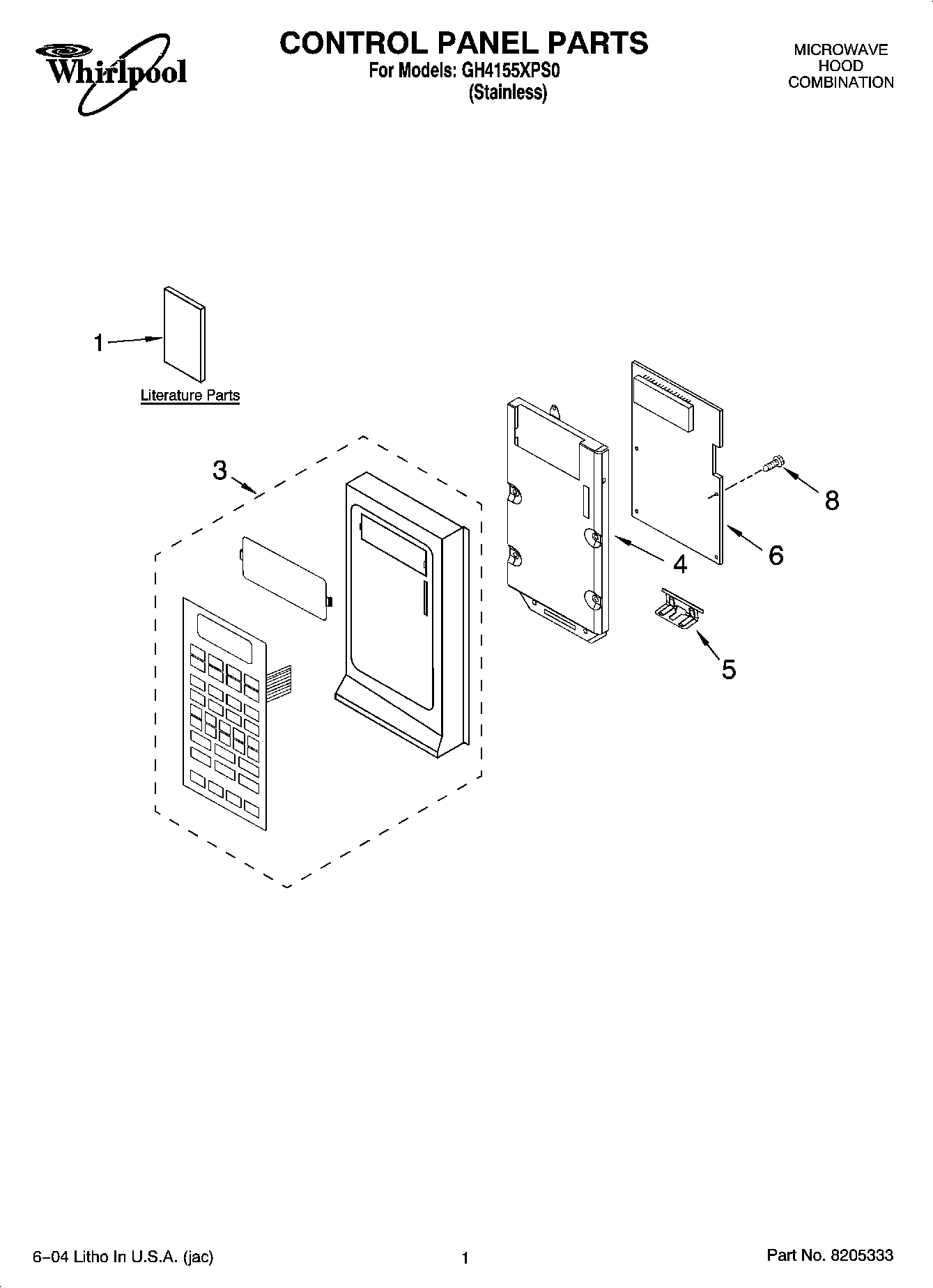 01 - CONTROL PANEL PARTS